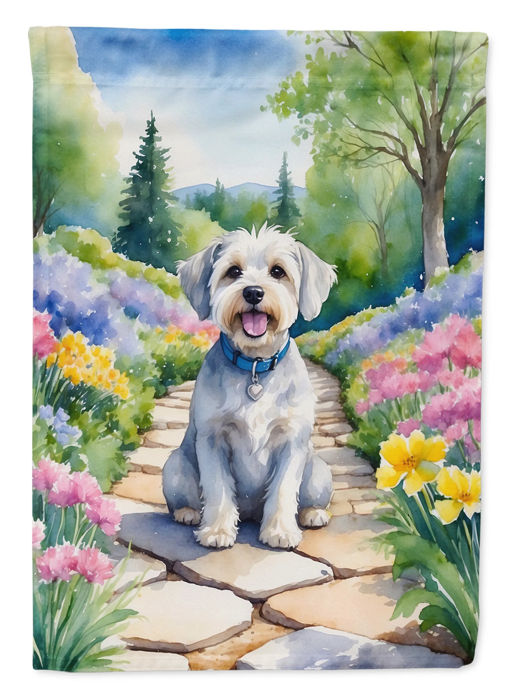 Spring Path Decorative Flag - Size: GARDEN SIZE | Pack Of: 1 | Collection name: Spring path