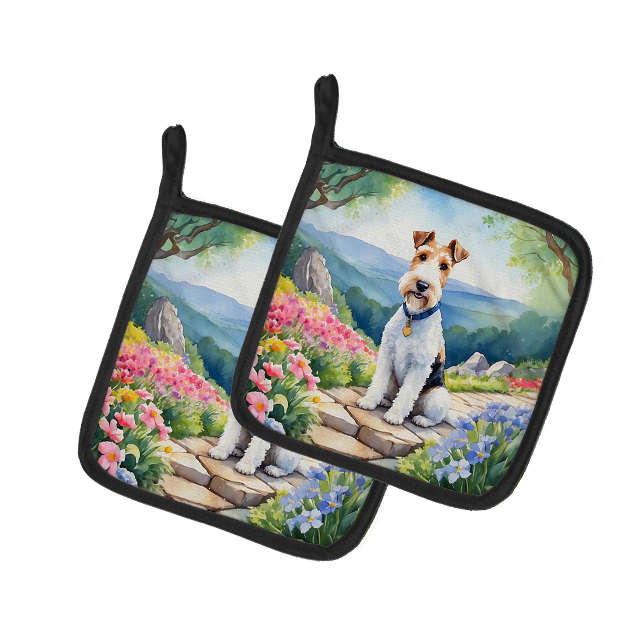 Spring Path Pot Holders - 7.5HX7.5W | Pack of 1 | Collection: Spring Path