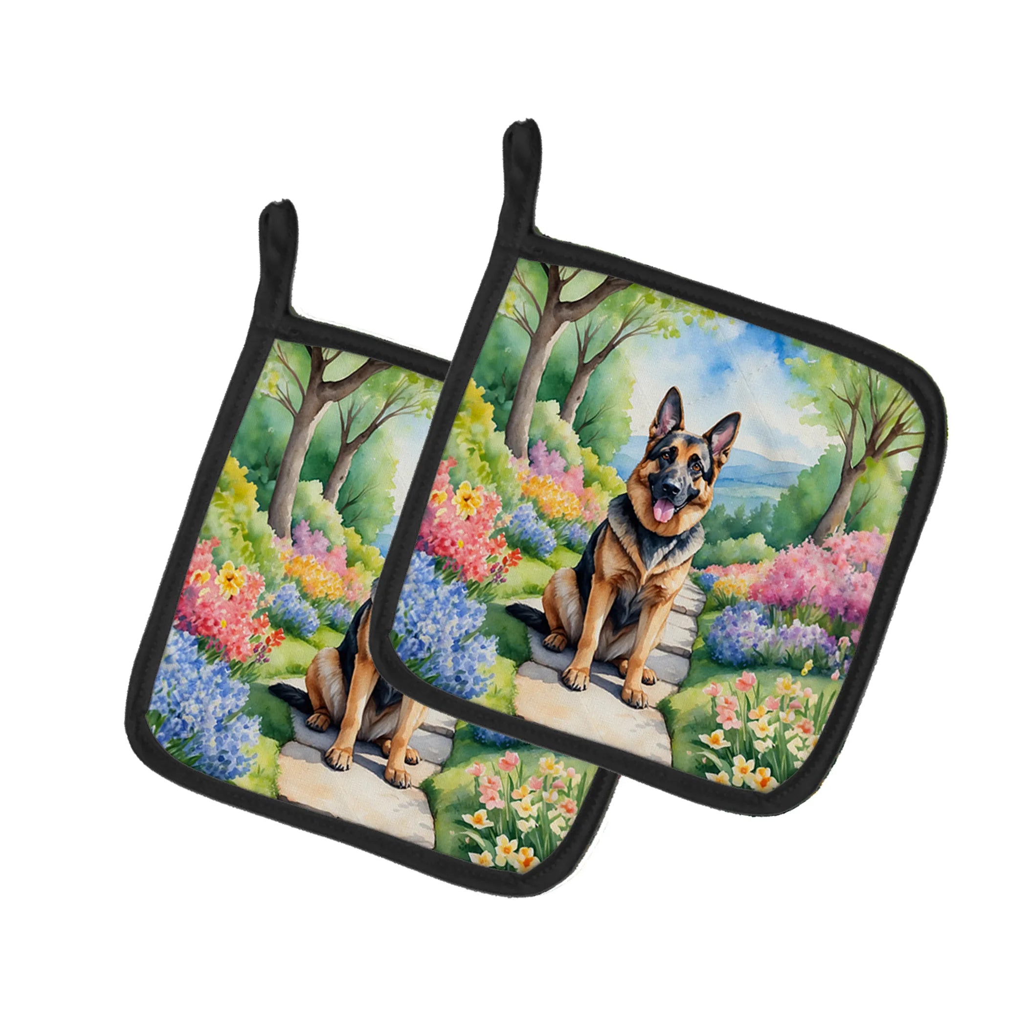 Spring Path Pot Holders - 7.5HX7.5W | Pack of 1 | Collection: Spring Path