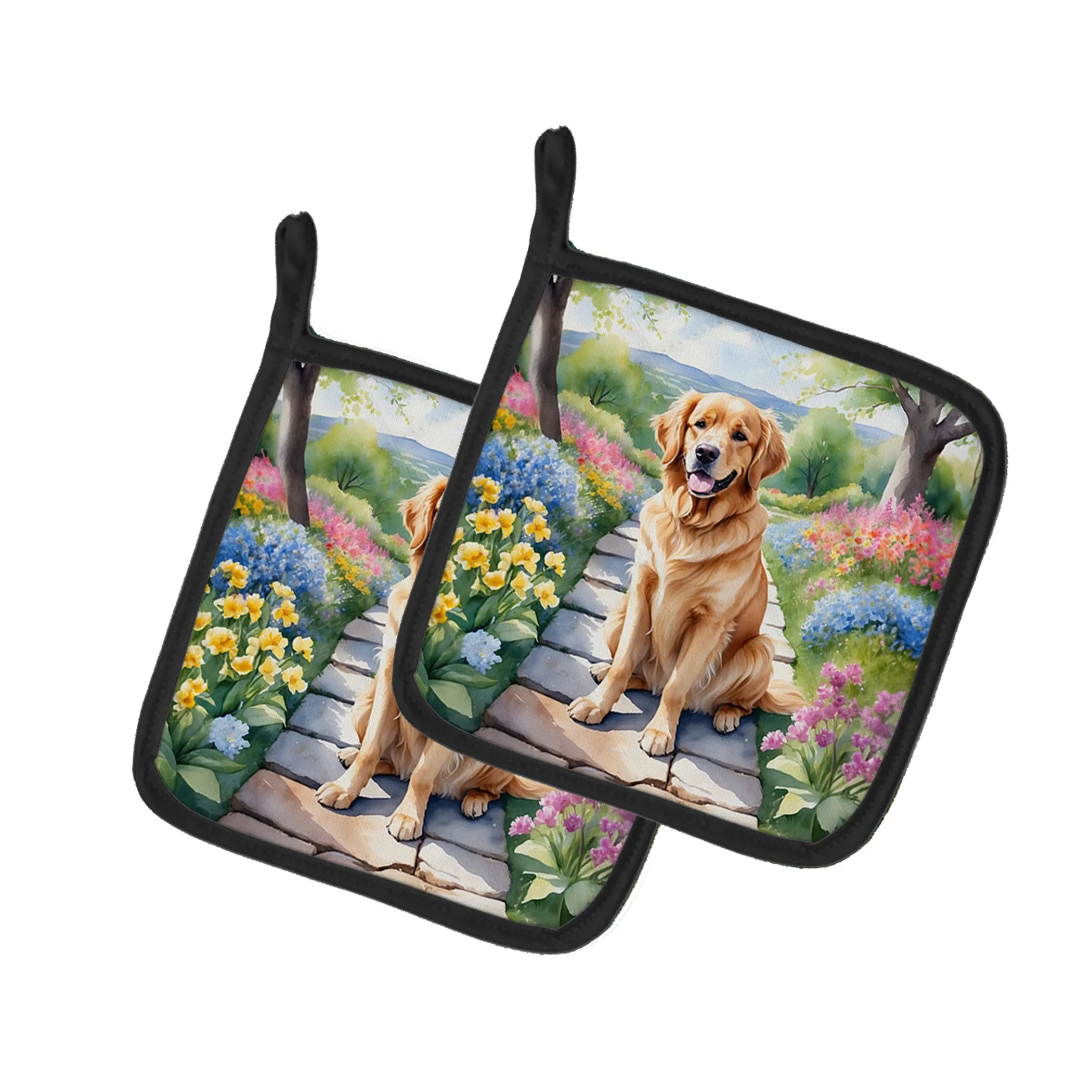 Spring Path Pot Holders - 7.5HX7.5W | Pack of 1 | Collection: Spring Path