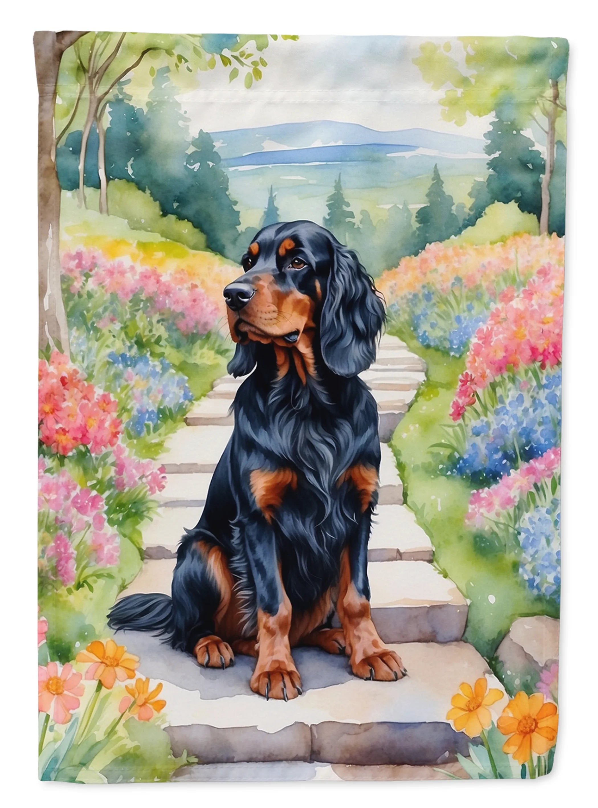 Spring Path Decorative Flag - Size: GARDEN SIZE | Pack Of: 1 | Collection name: Spring path