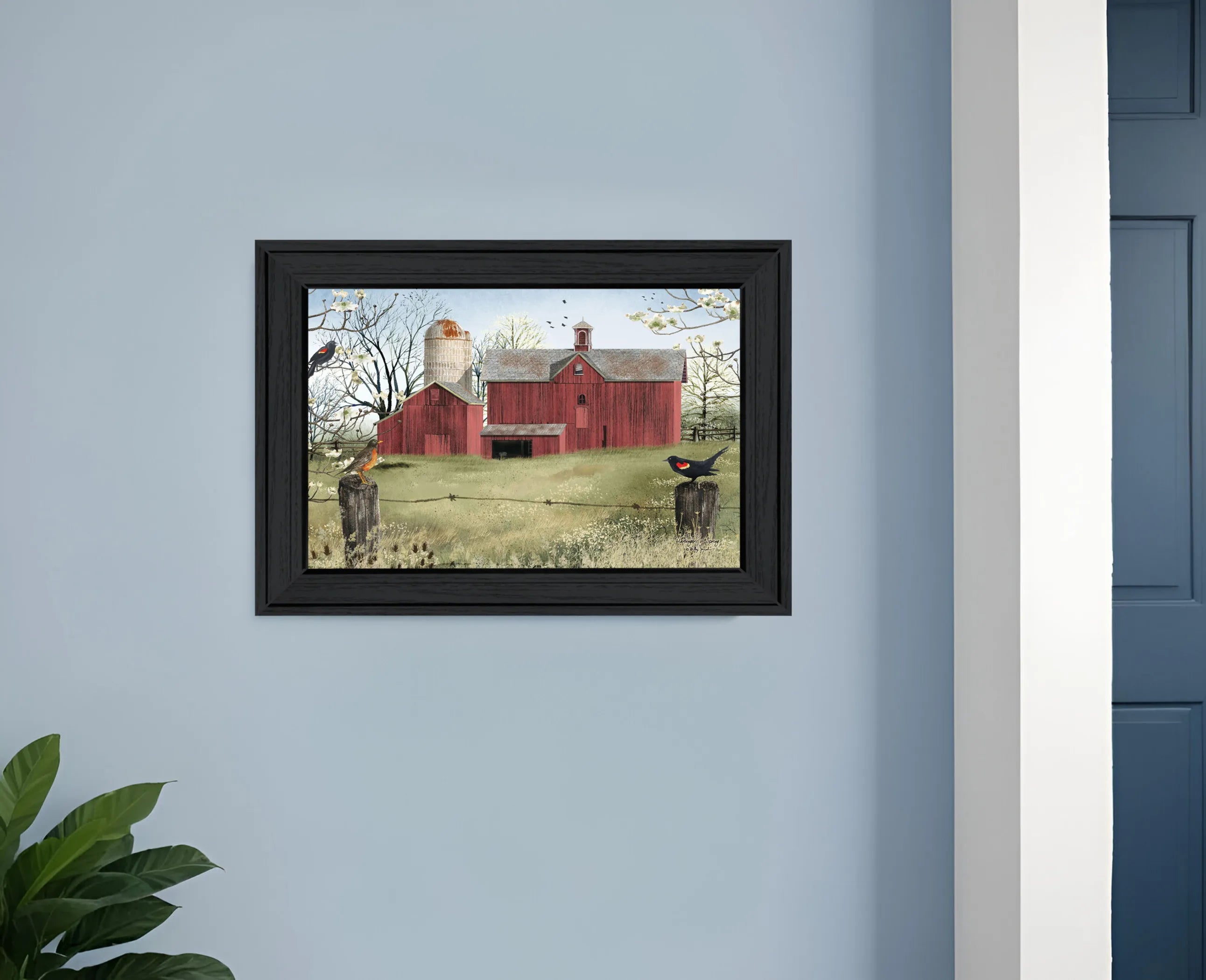 Harbingers of Spring 1 Black Framed Print Wall Art
