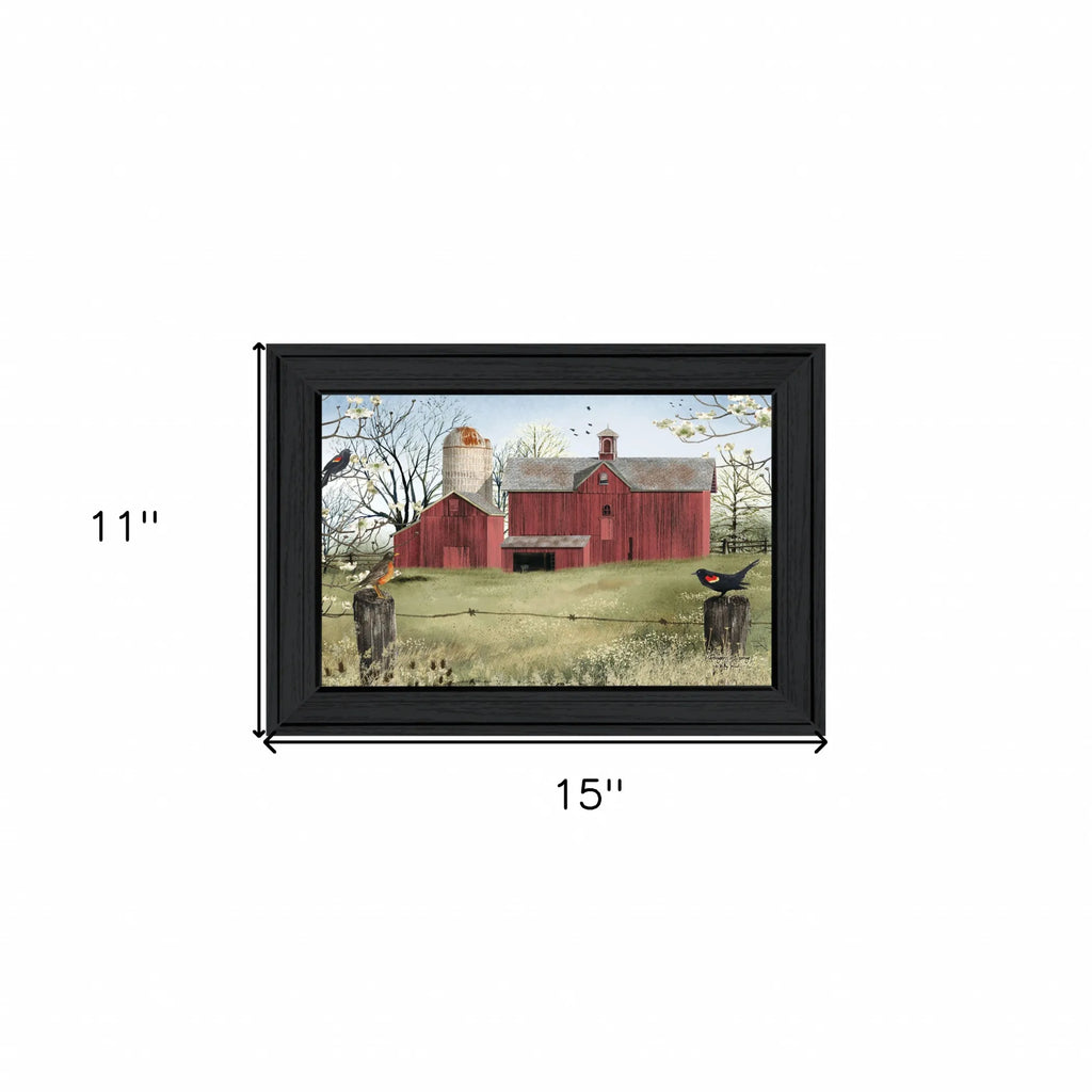 Harbingers of Spring 1 Black Framed Print Wall Art