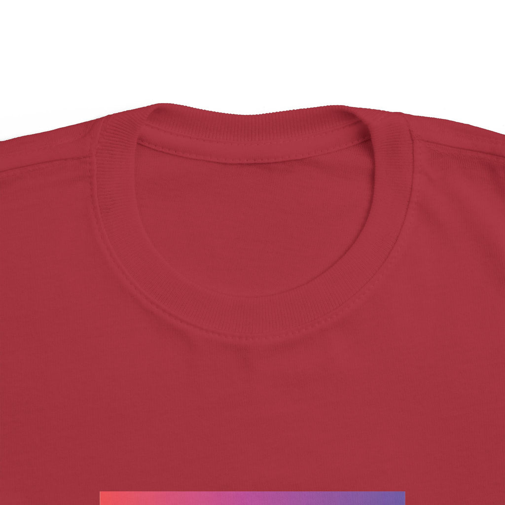 Toddler Tee — "Anything Cool Tho?" Gradient Heart Kids T‑Shirt