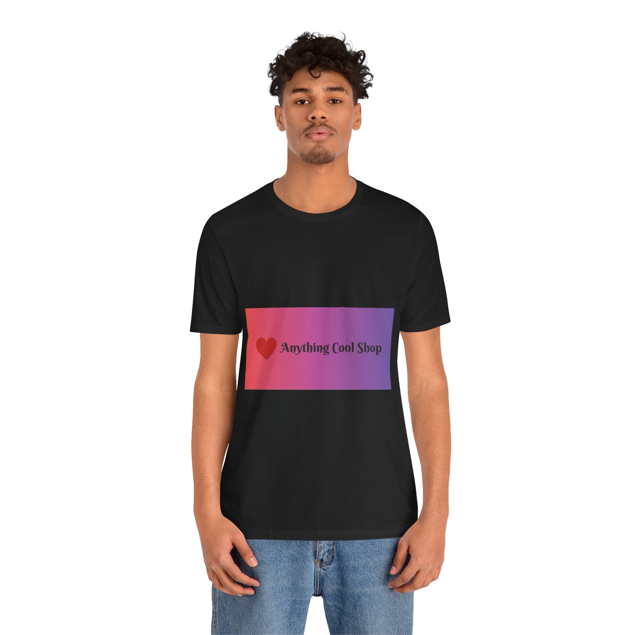 T-Shirt — "Anything Cool Shop" Gradient Logo Tee