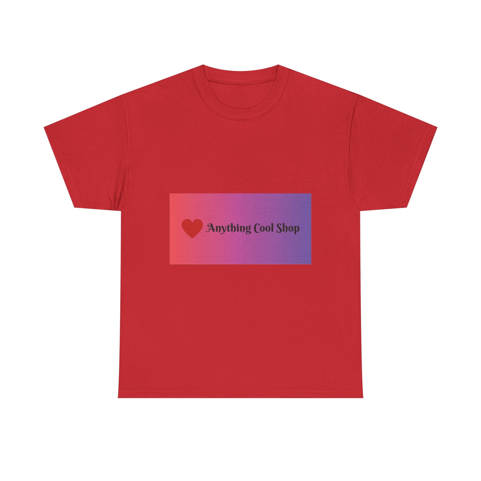 Graphic Tee — 'Anything Cool Shop' Heart Gradient Logo