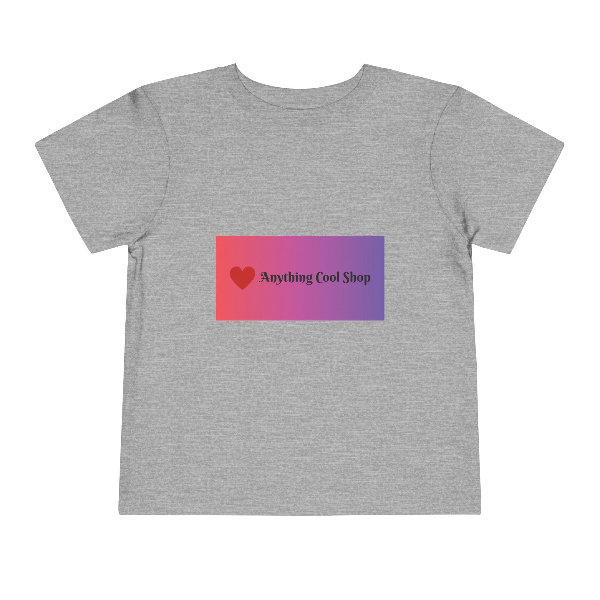 Toddler Tee - "Anything Cool Shop" Heart Logo Gradient Kids Shirt