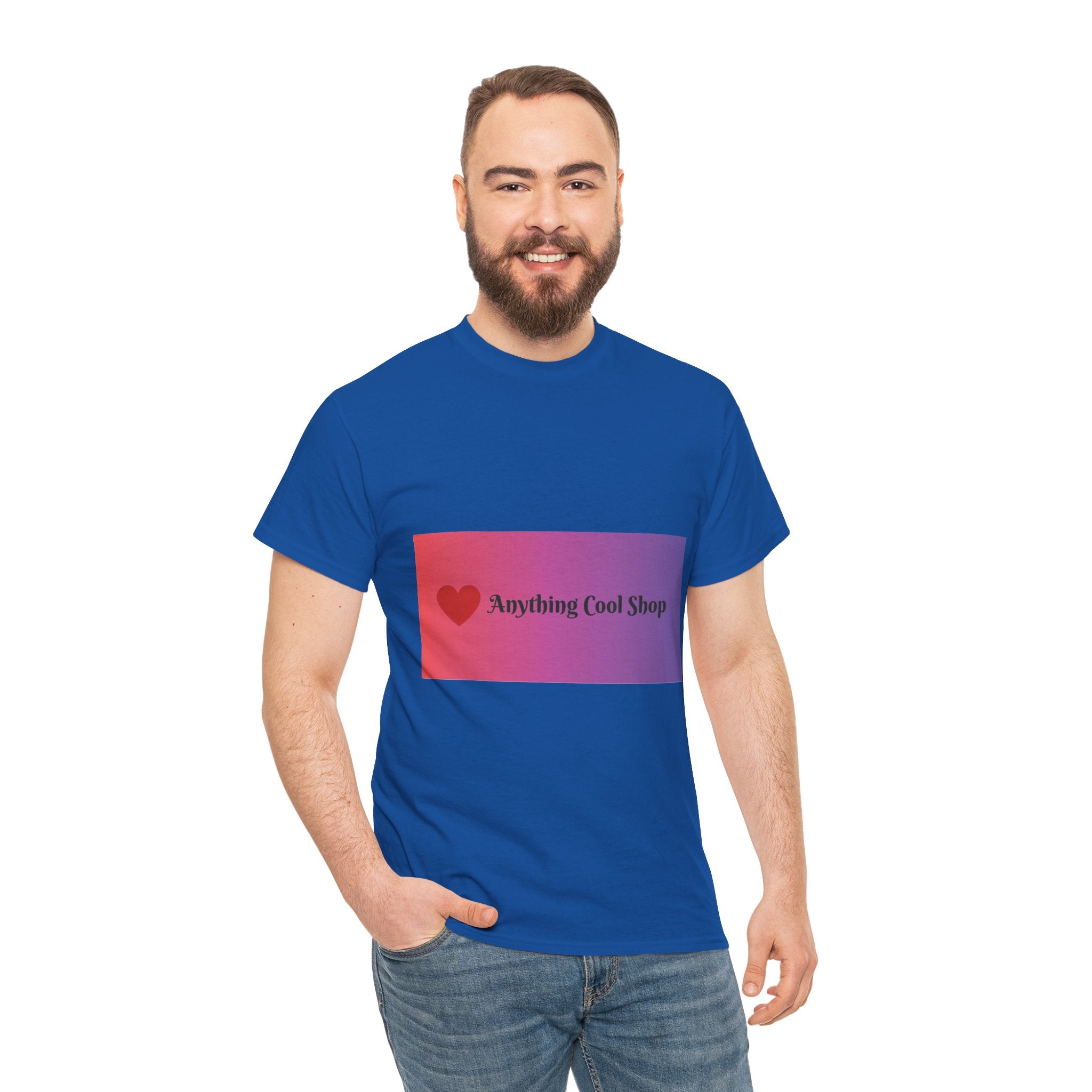 Graphic Tee — 'Anything Cool Shop' Heart Gradient Logo