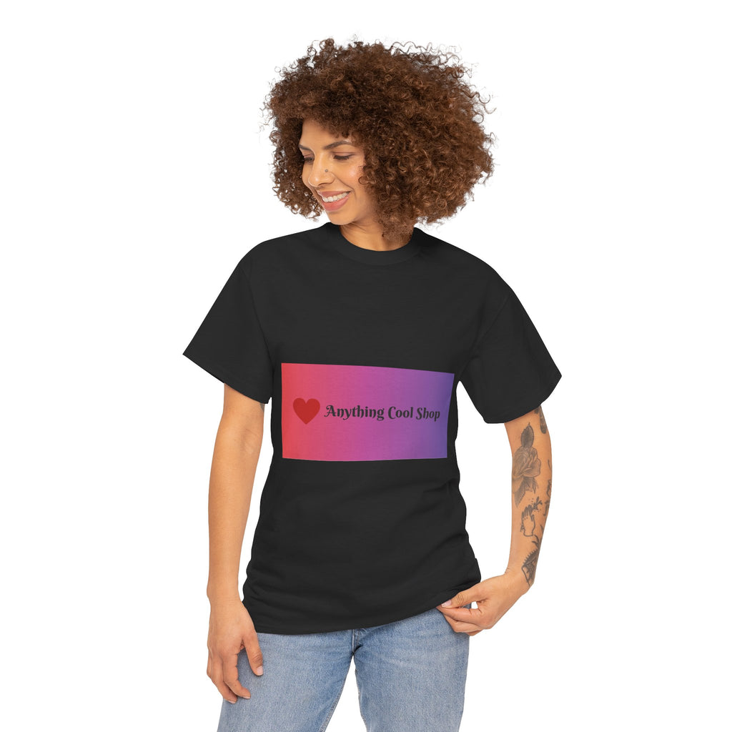 Graphic Tee — 'Anything Cool Shop' Heart Gradient Logo