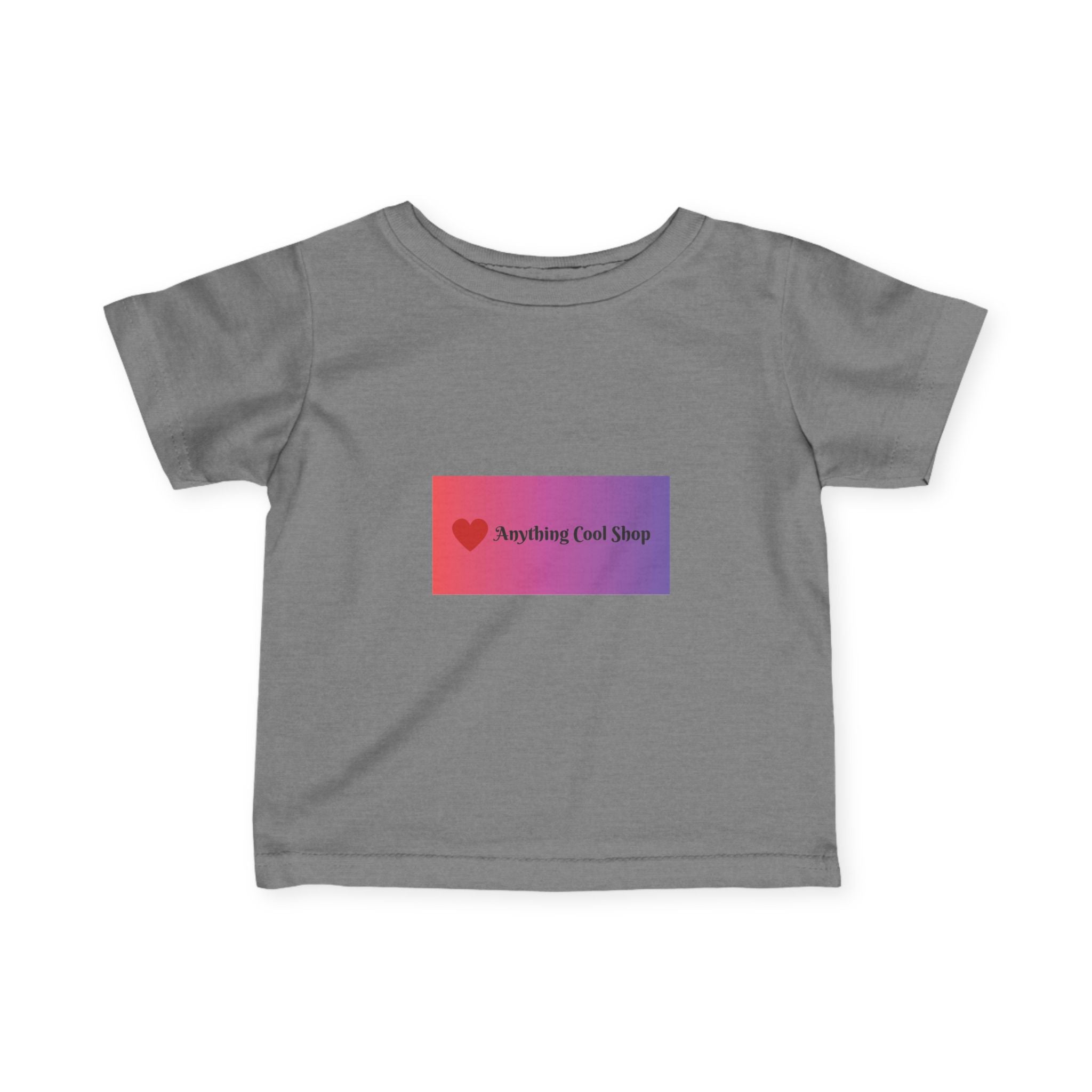 Infant Tee — Gradient Heart 'Averting Cool Shop' Baby Shirt
