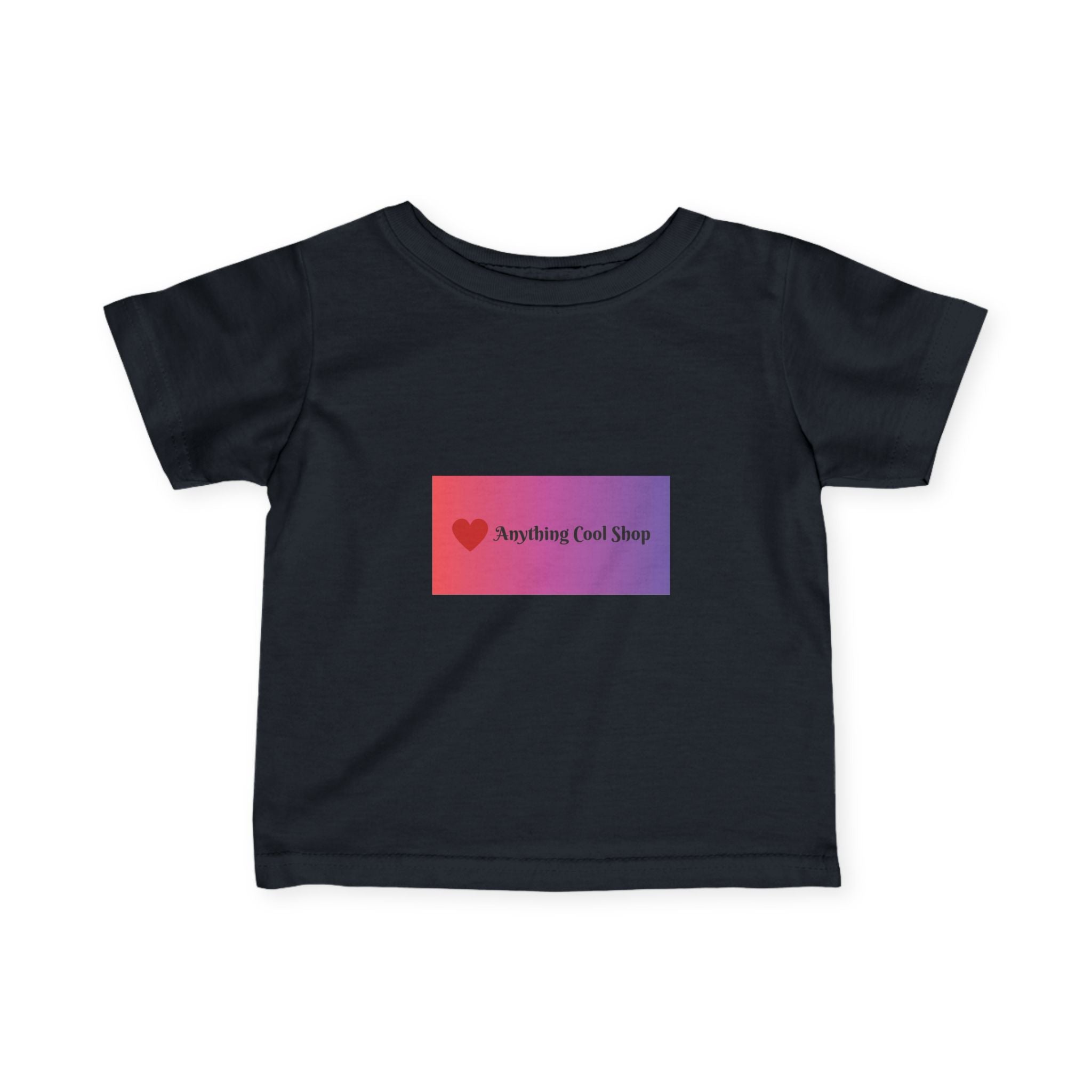 Infant Tee — Gradient Heart 'Averting Cool Shop' Baby Shirt