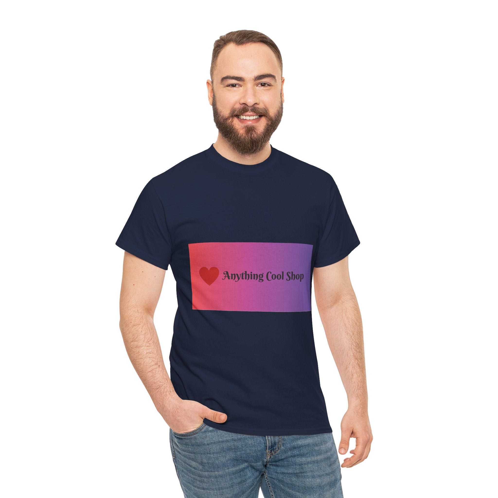 Graphic Tee — 'Anything Cool Shop' Heart Gradient Logo