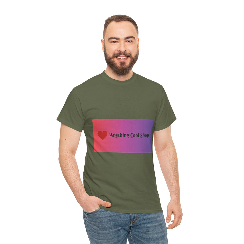 Graphic Tee — 'Anything Cool Shop' Heart Gradient Logo