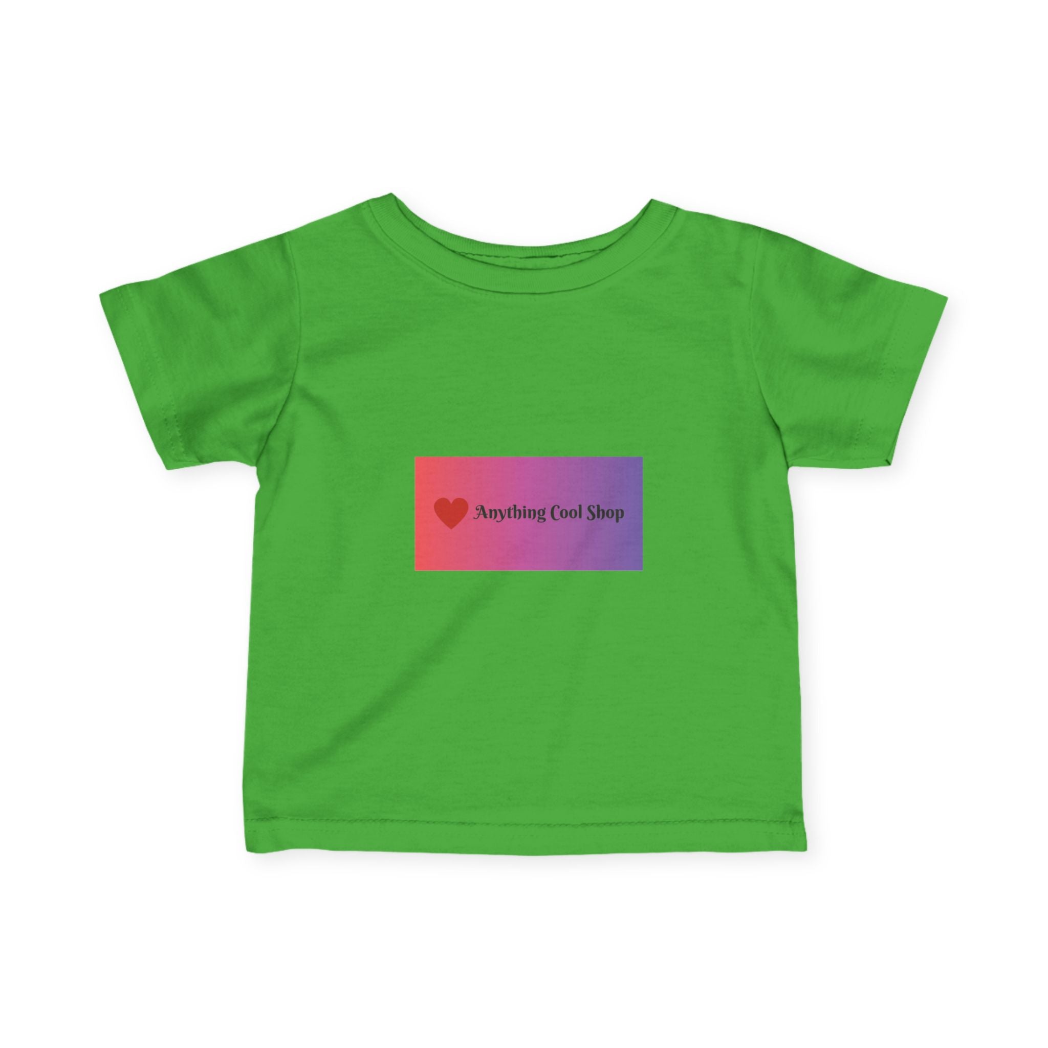 Infant Tee — Gradient Heart 'Averting Cool Shop' Baby Shirt