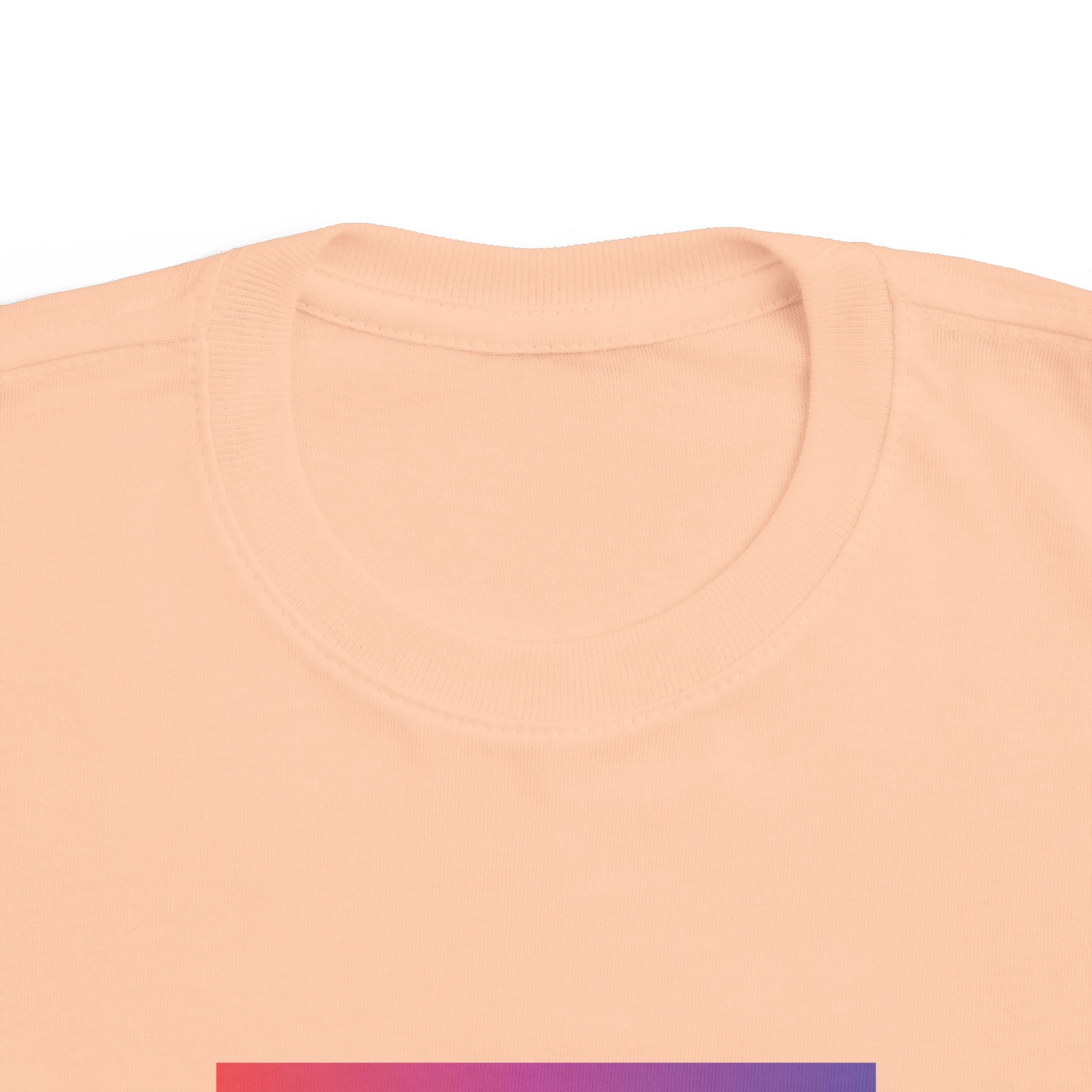Toddler Tee — "Anything Cool Tho?" Gradient Heart Kids T‑Shirt