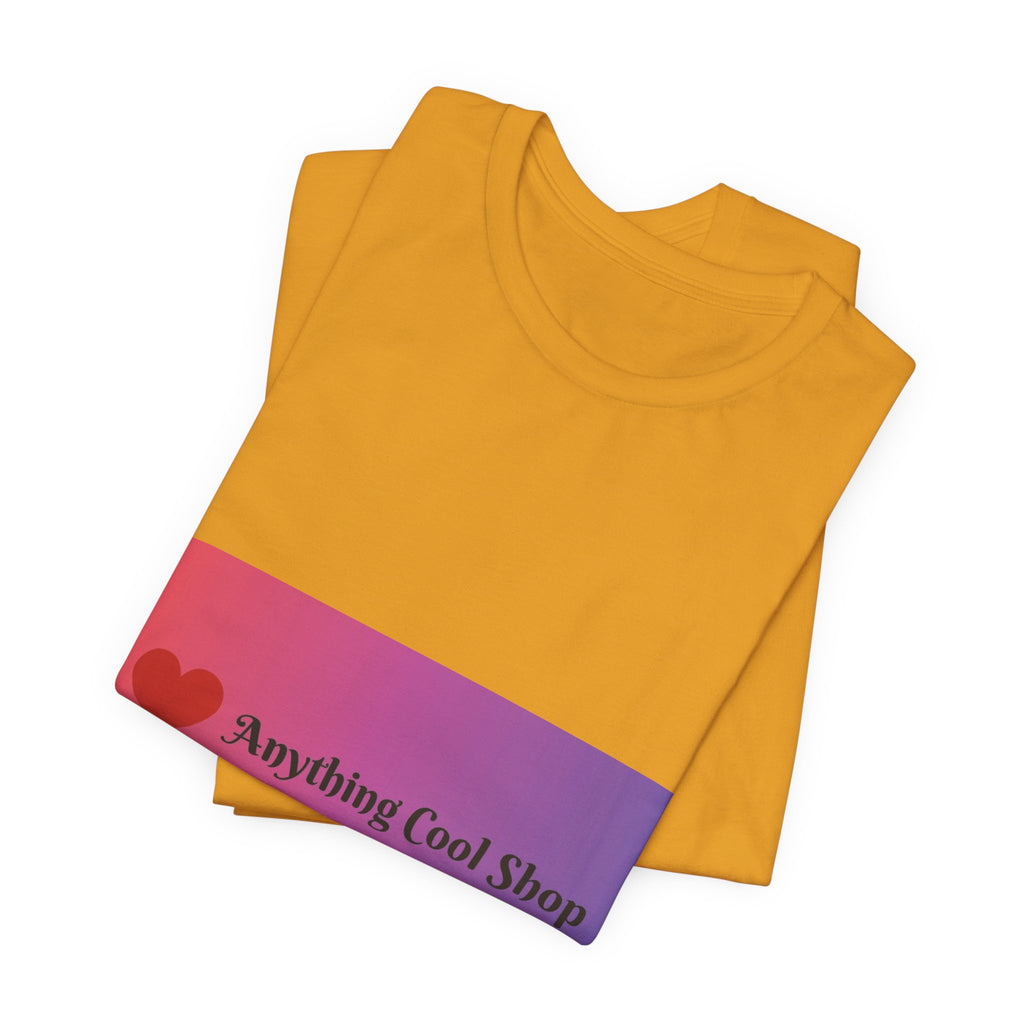 T-Shirt — "Anything Cool Shop" Gradient Logo Tee