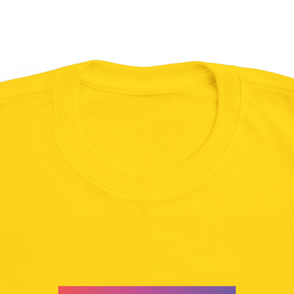 Toddler Tee — "Anything Cool Tho?" Gradient Heart Kids T‑Shirt