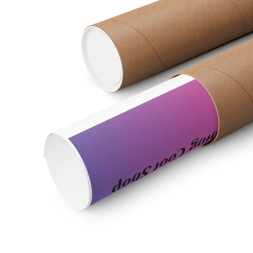 Gradient Heart Poster — "Anything Cool Shop" Matte Vertical Wall Art