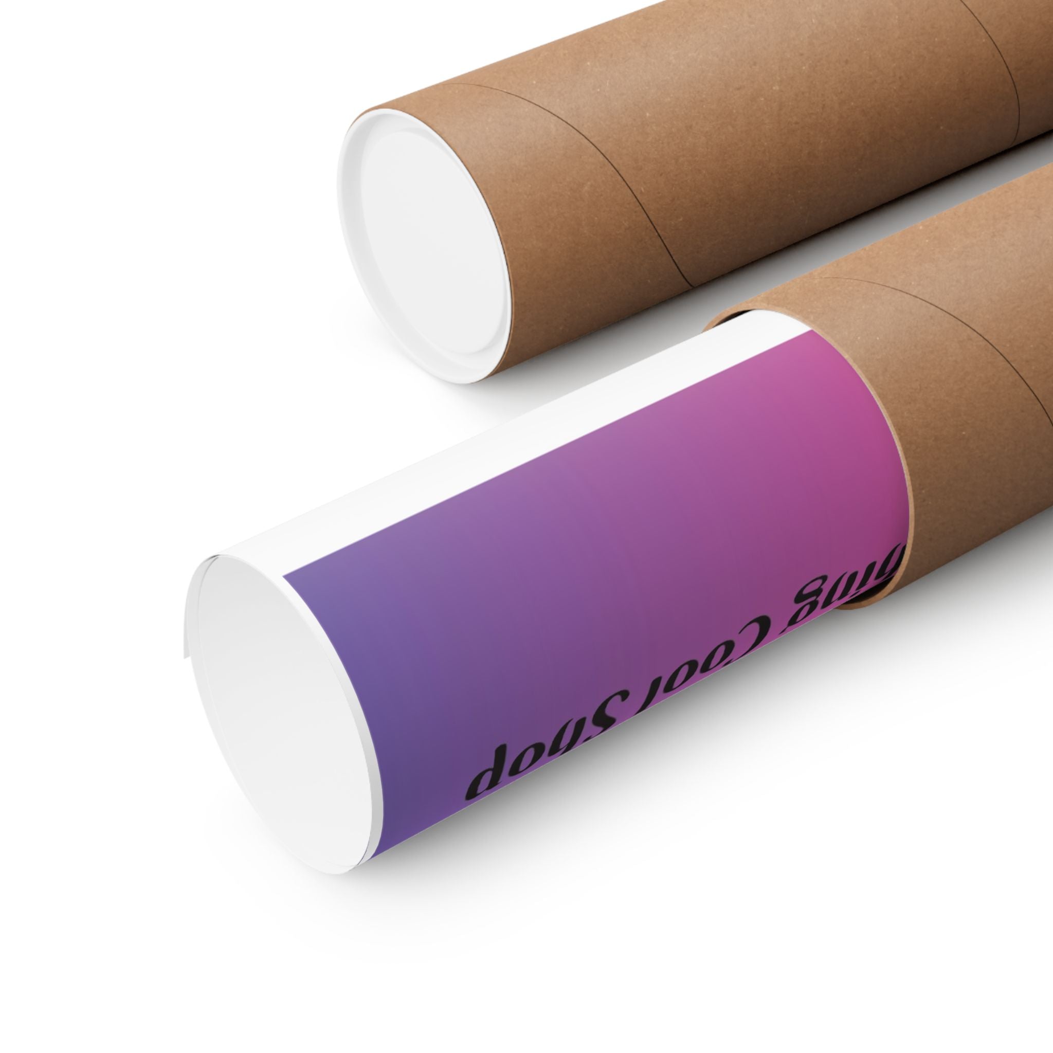 Gradient Heart Poster — "Anything Cool Shop" Matte Vertical Wall Art