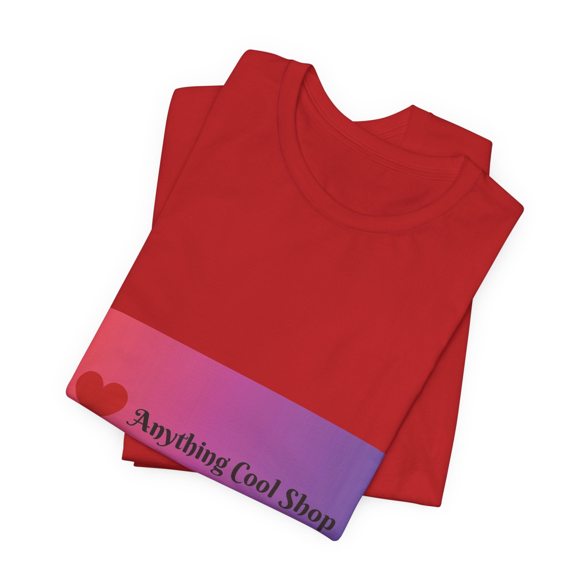 T-Shirt — "Anything Cool Shop" Gradient Logo Tee
