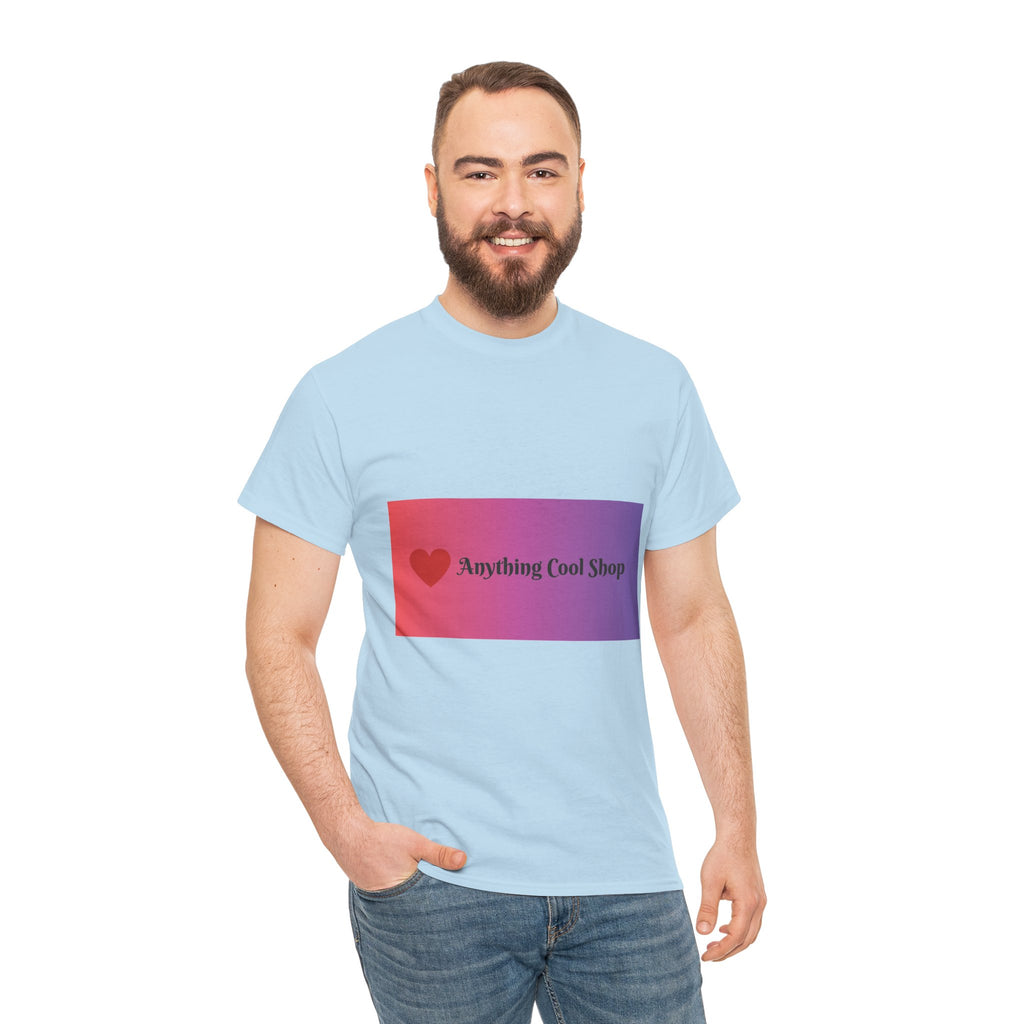 Graphic Tee — 'Anything Cool Shop' Heart Gradient Logo