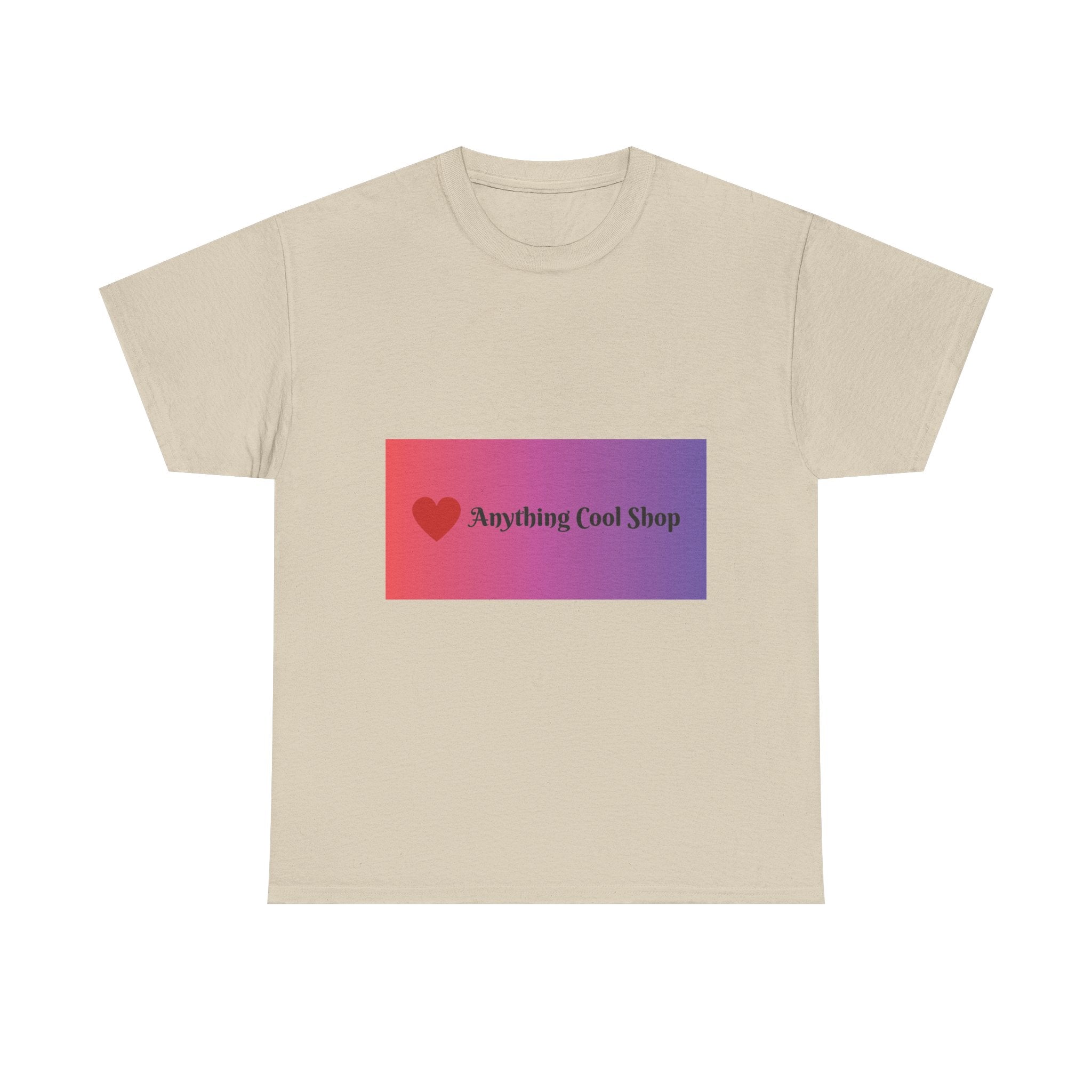 Graphic Tee — 'Anything Cool Shop' Heart Gradient Logo