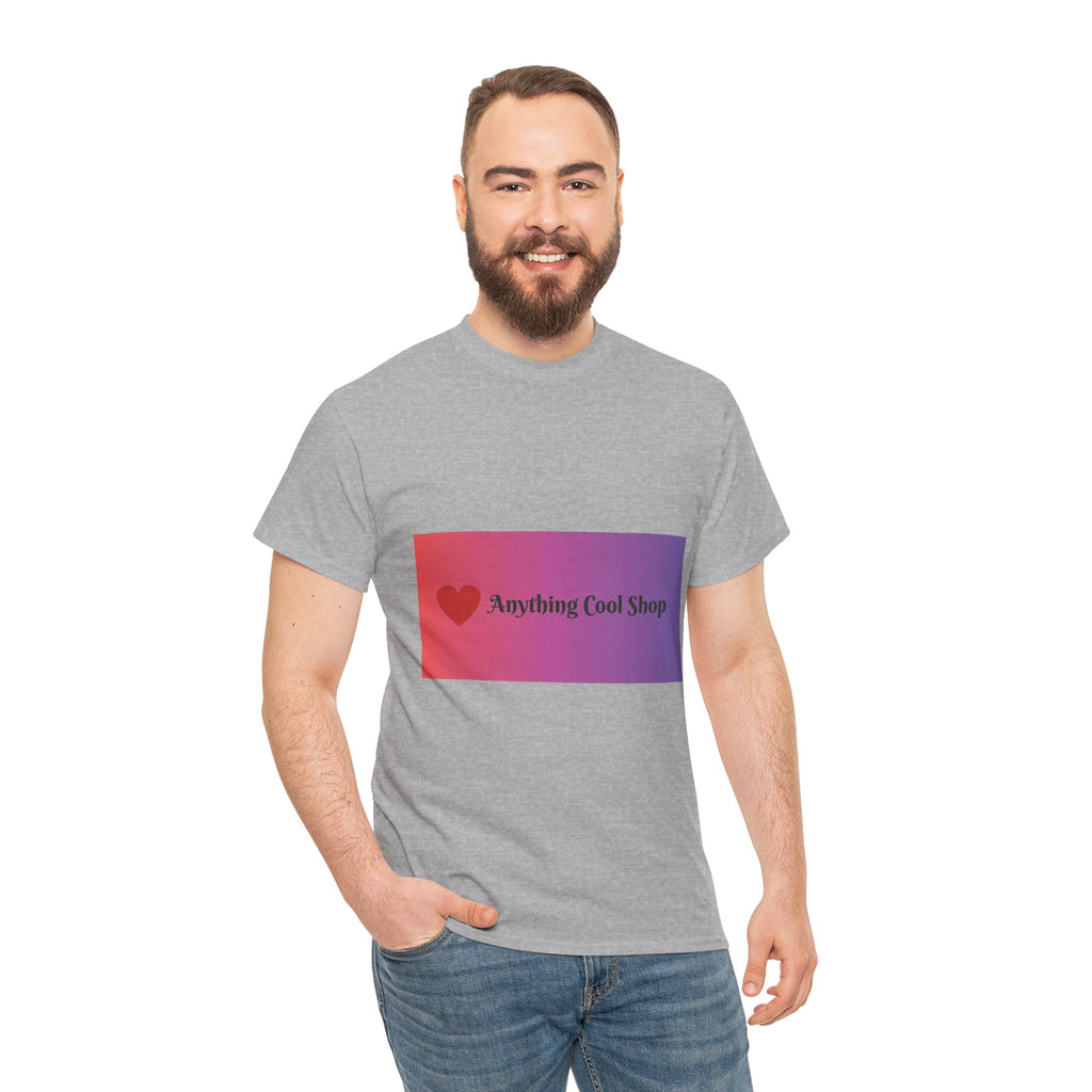 Graphic Tee — 'Anything Cool Shop' Heart Gradient Logo