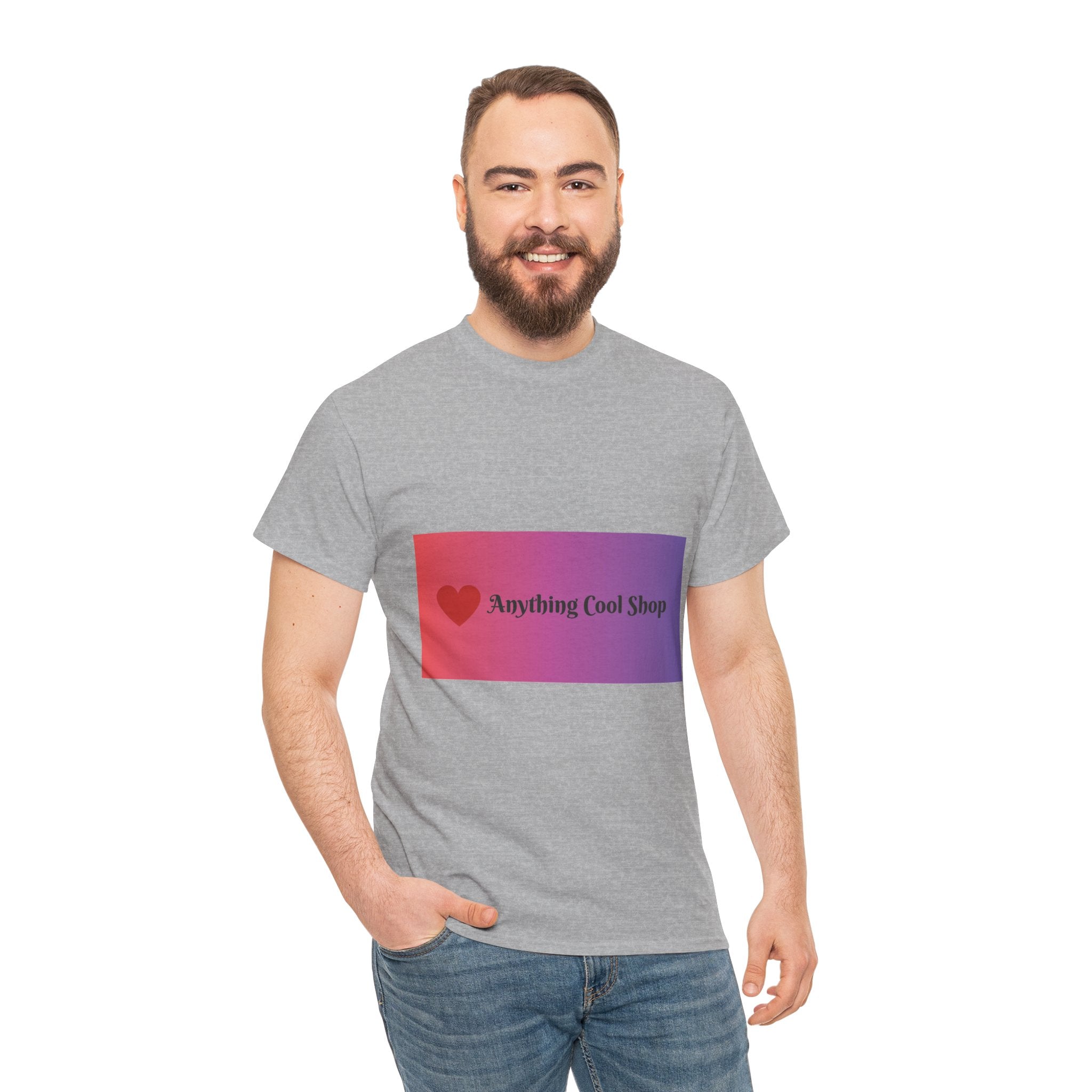 Graphic Tee — 'Anything Cool Shop' Heart Gradient Logo