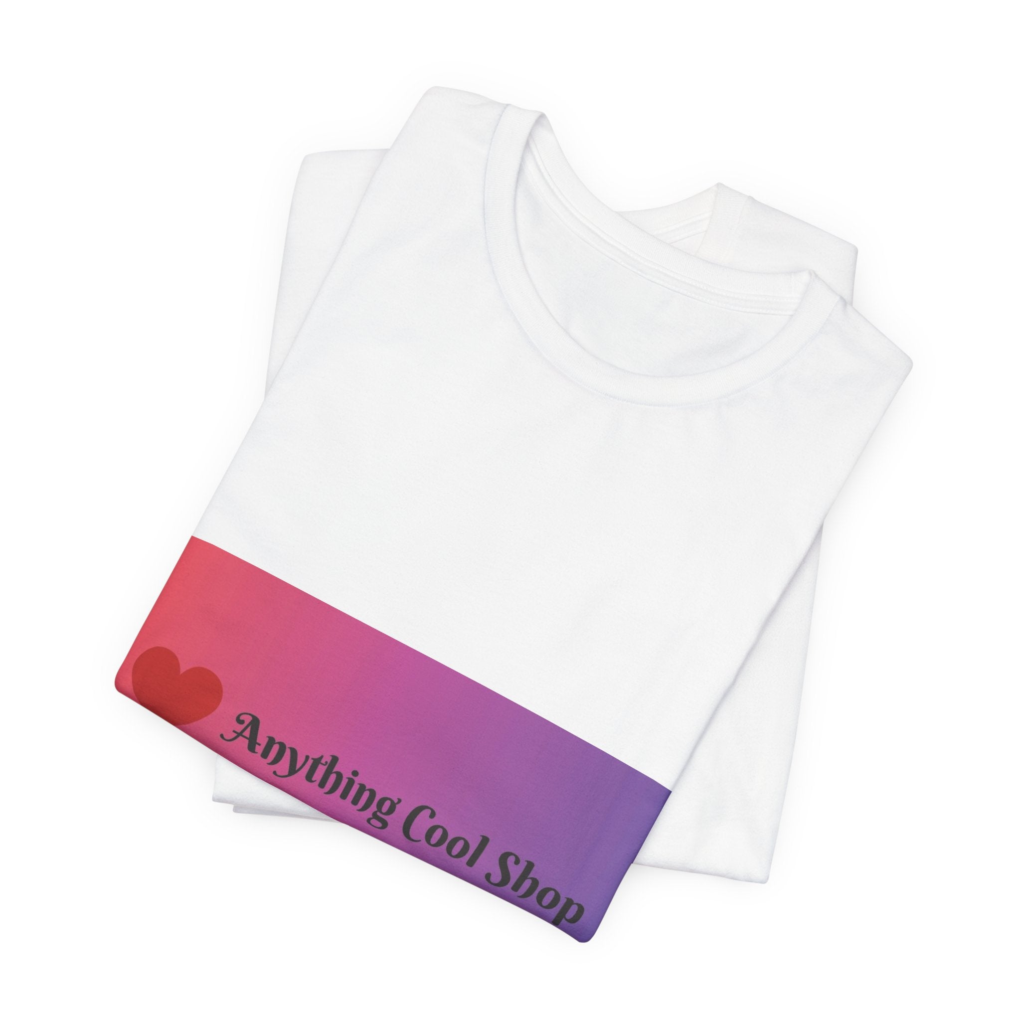 T-Shirt — "Anything Cool Shop" Gradient Logo Tee