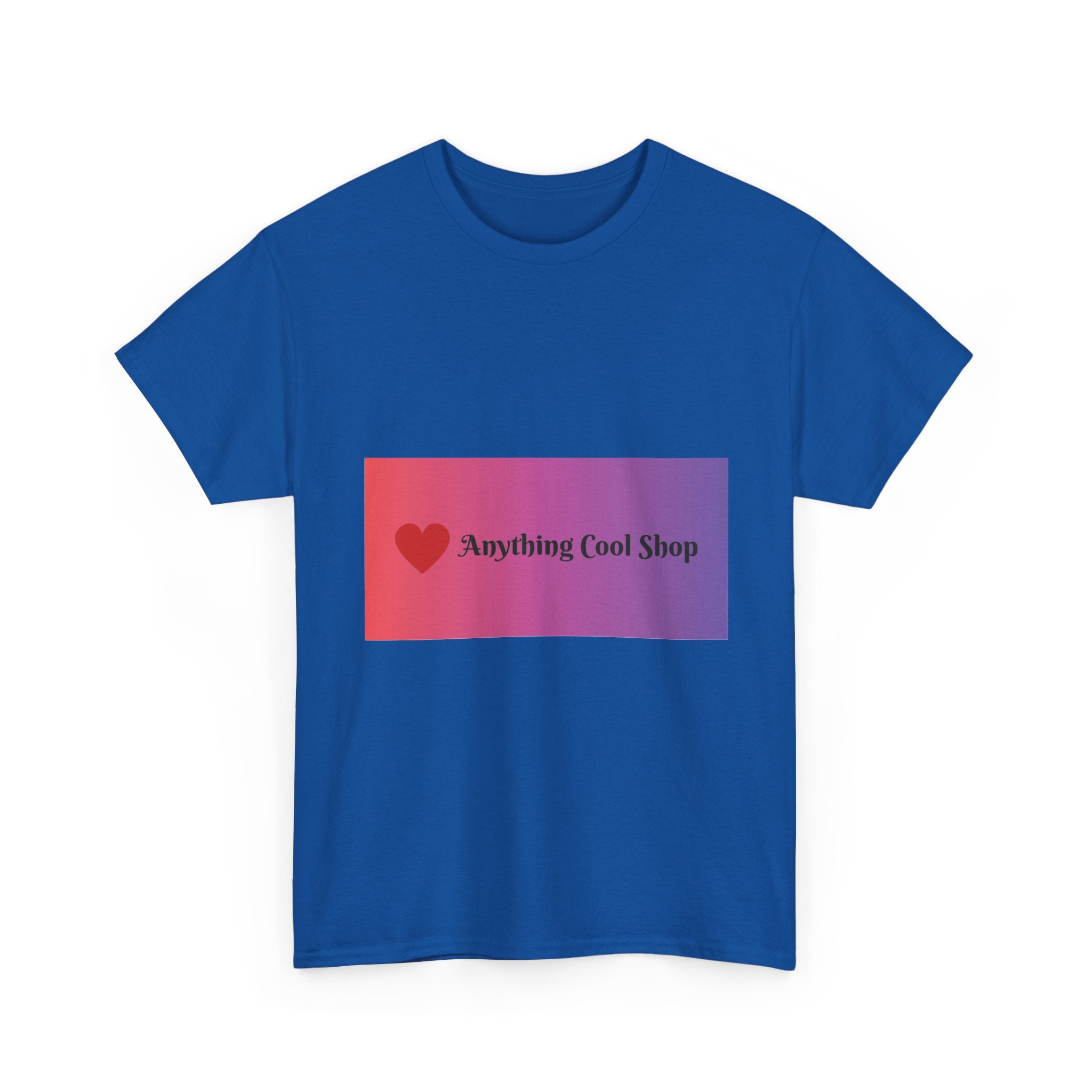 Graphic Tee — 'Anything Cool Shop' Heart Gradient Logo