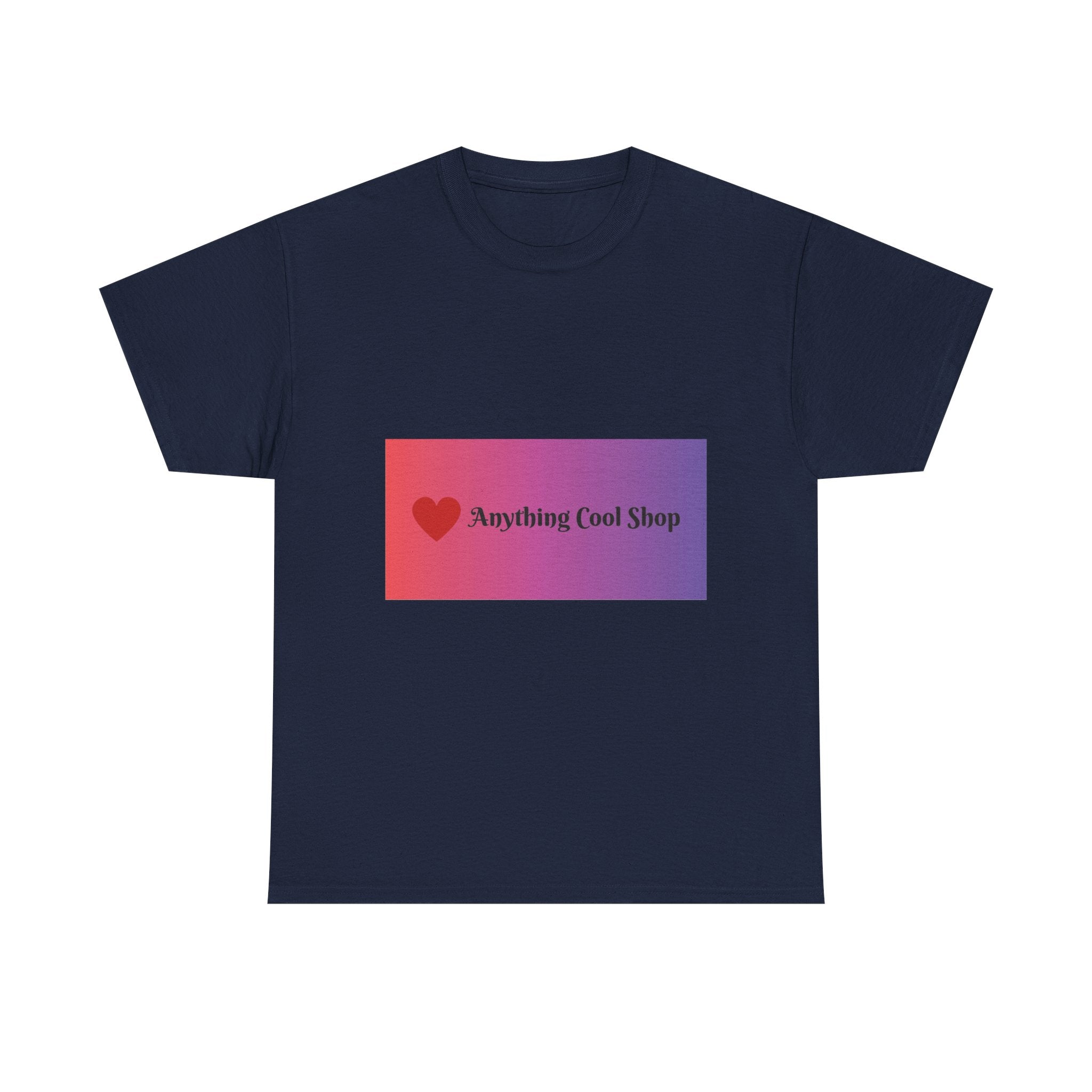 Graphic Tee — 'Anything Cool Shop' Heart Gradient Logo