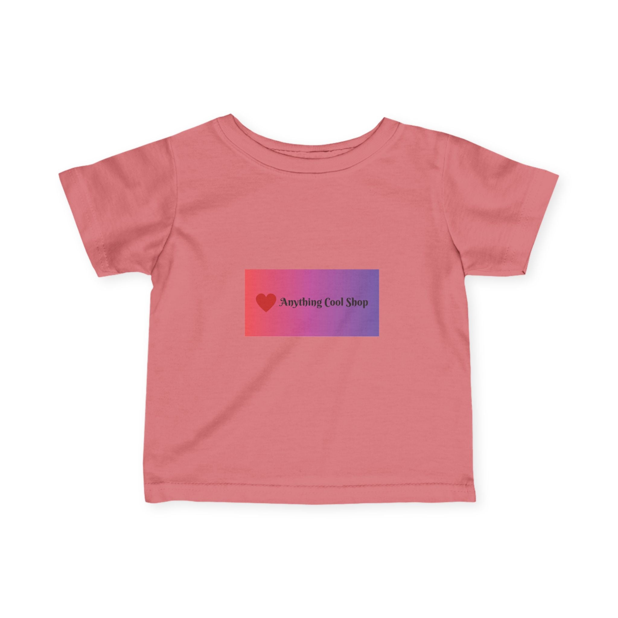 Infant Tee — Gradient Heart 'Averting Cool Shop' Baby Shirt