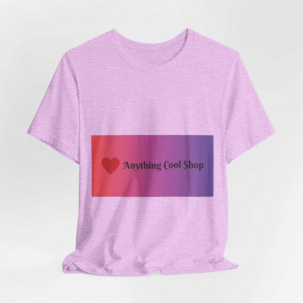 T-Shirt — "Anything Cool Shop" Gradient Logo Tee