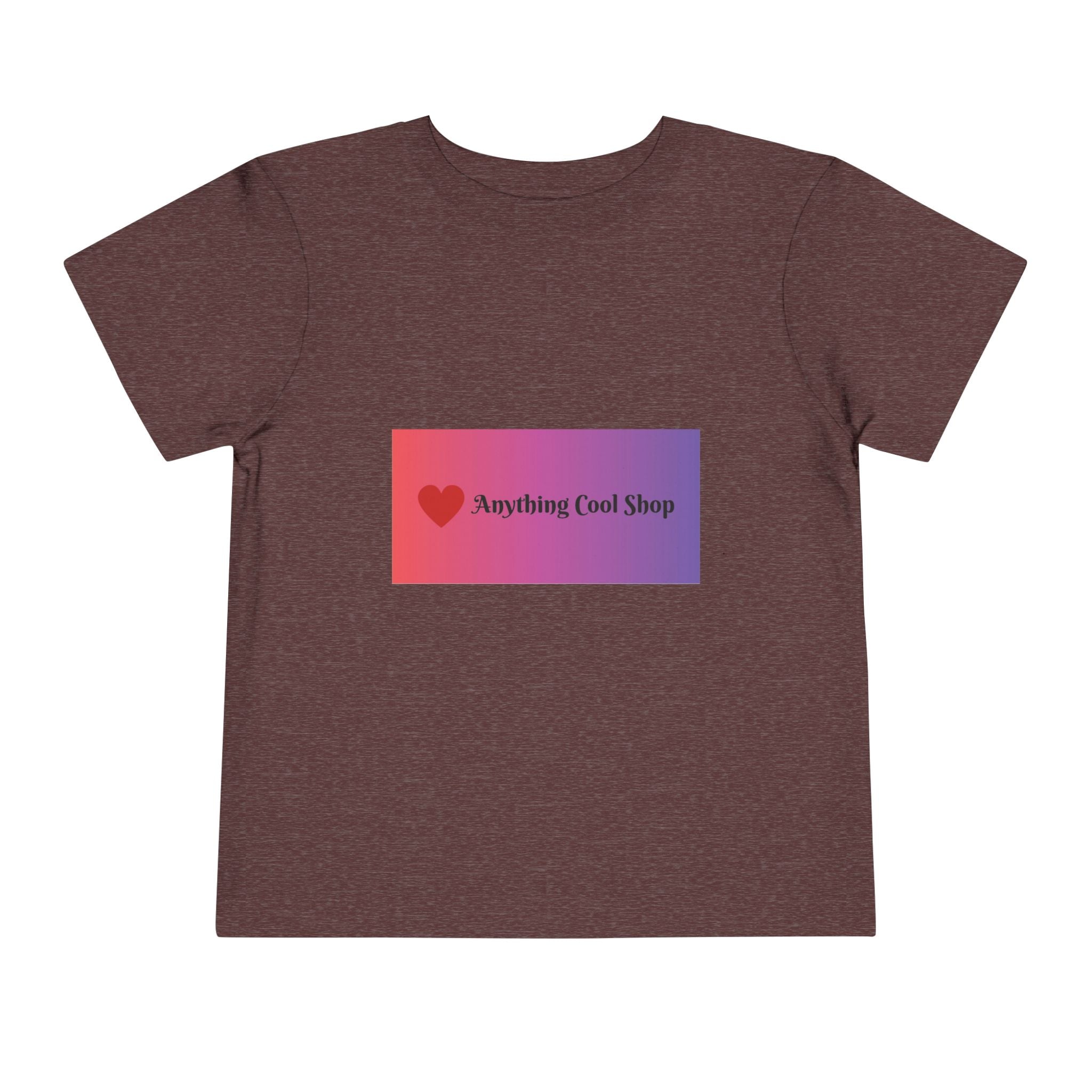 Toddler Tee - "Anything Cool Shop" Heart Logo Gradient Kids Shirt