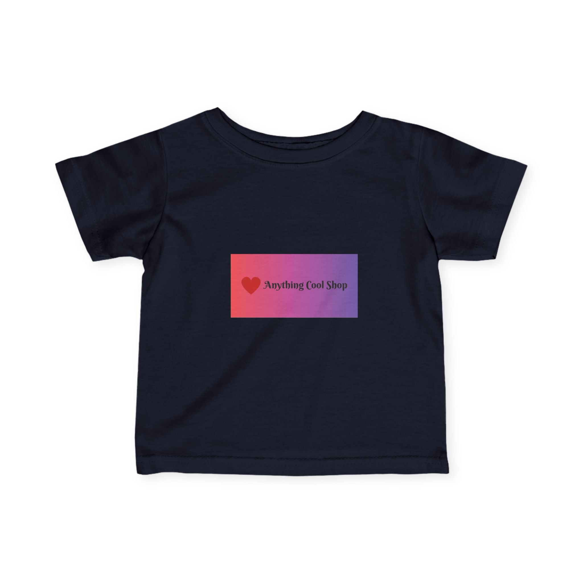 Infant Tee — Gradient Heart 'Averting Cool Shop' Baby Shirt