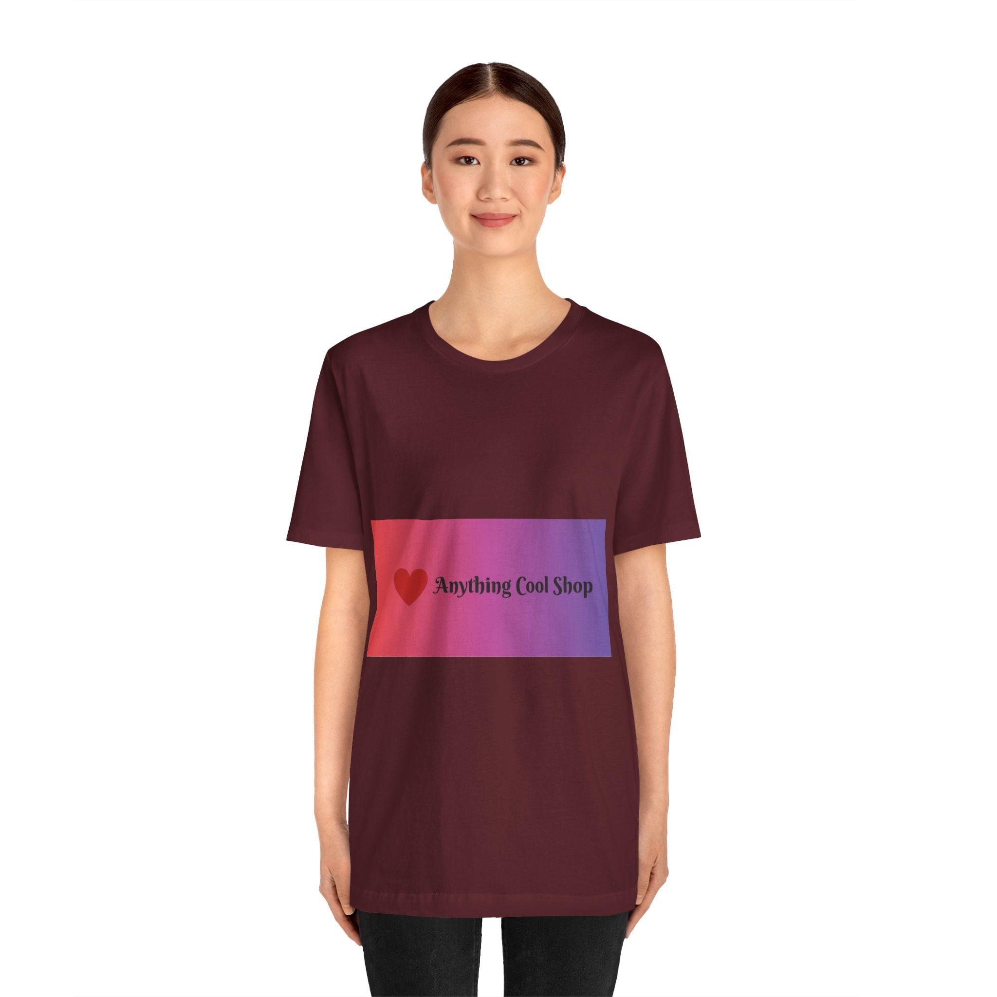 T-Shirt — "Anything Cool Shop" Gradient Logo Tee