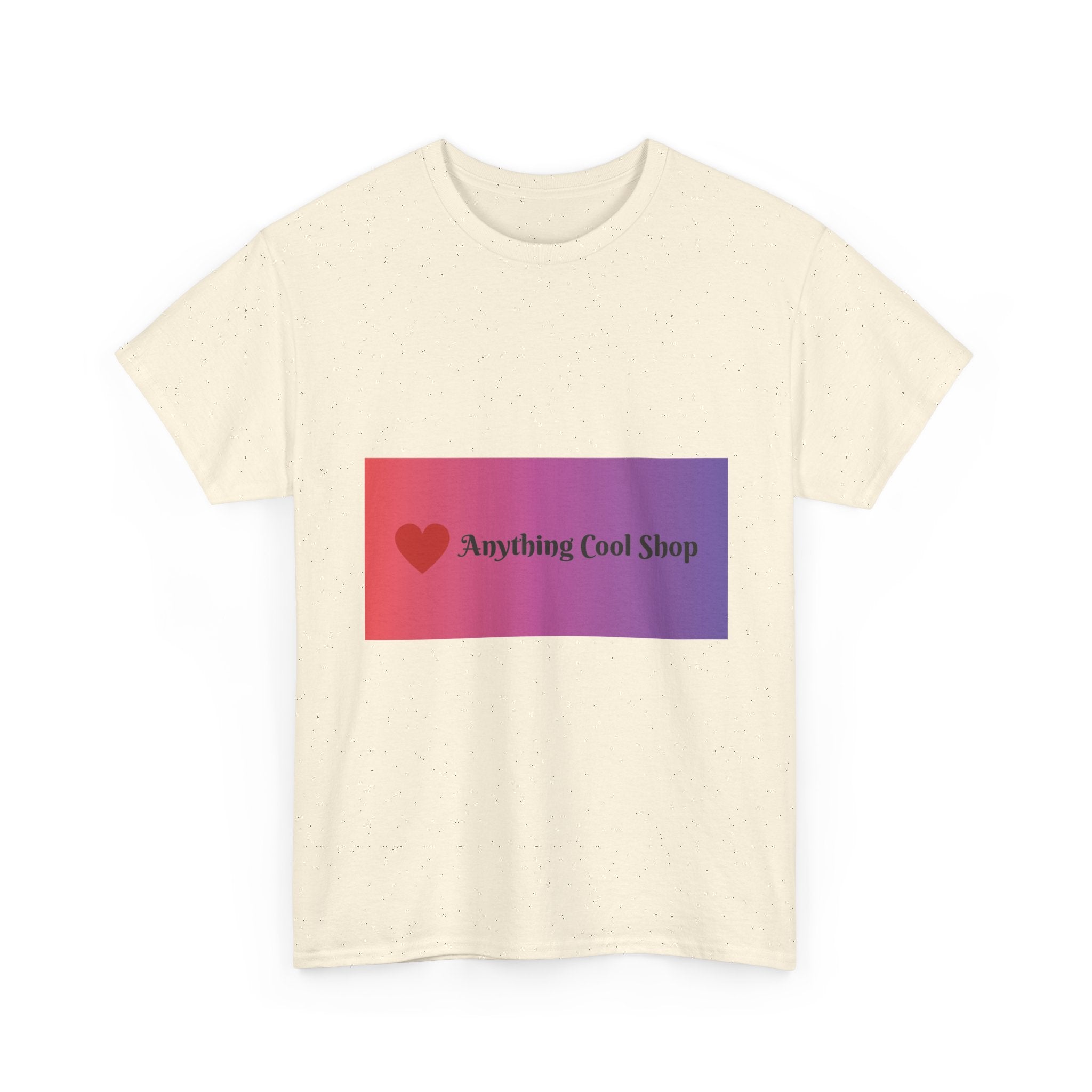 Graphic Tee — 'Anything Cool Shop' Heart Gradient Logo