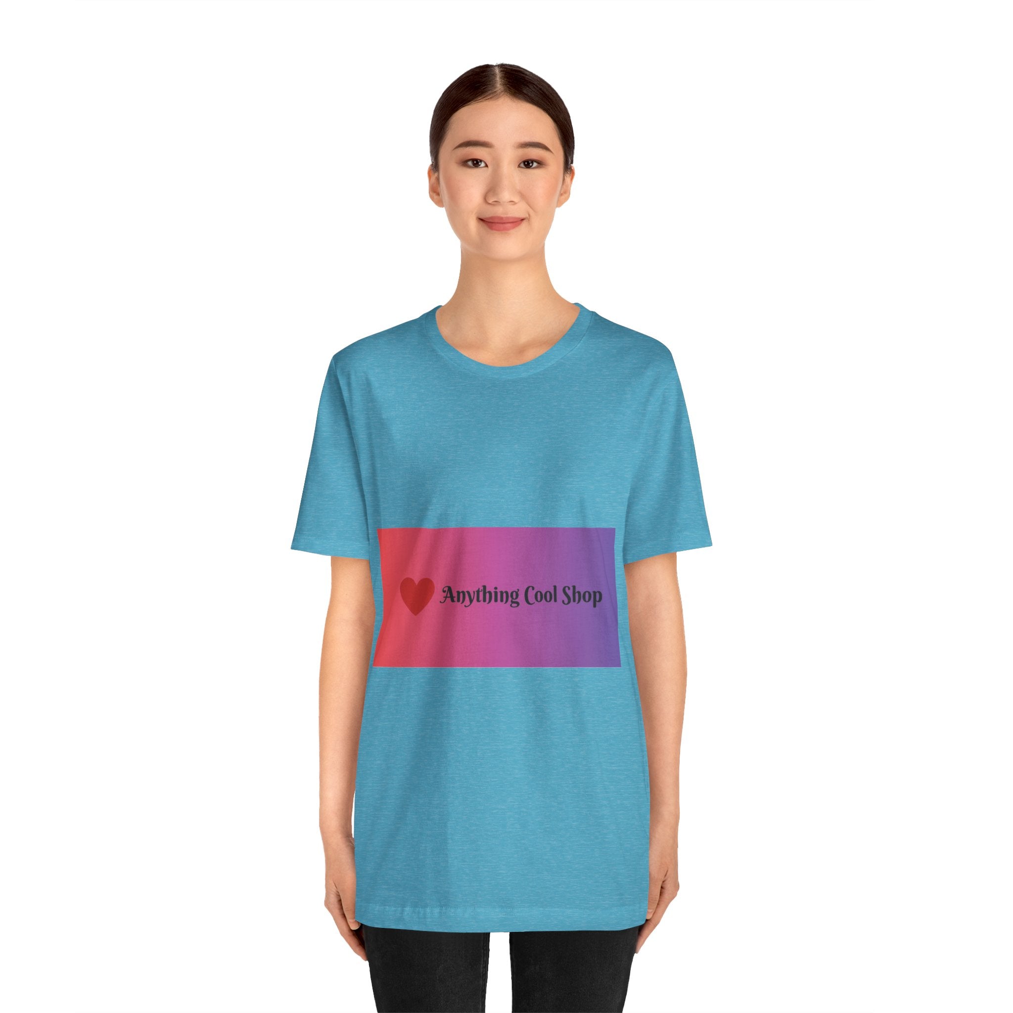 T-Shirt — "Anything Cool Shop" Gradient Logo Tee