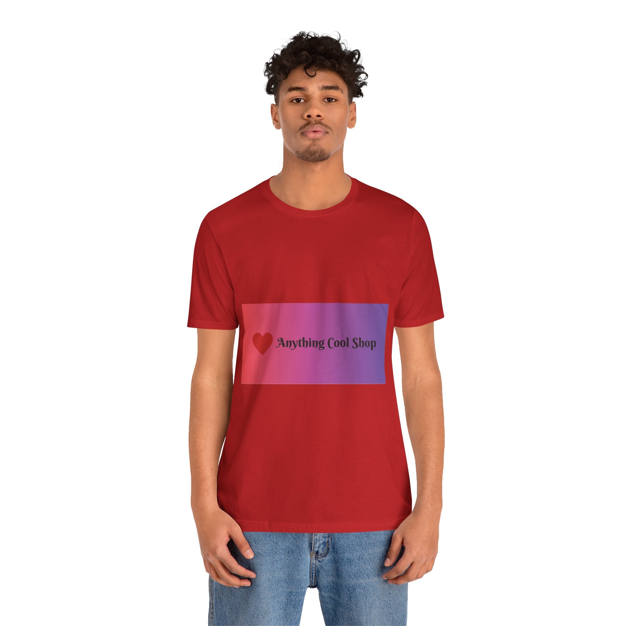 T-Shirt — "Anything Cool Shop" Gradient Logo Tee