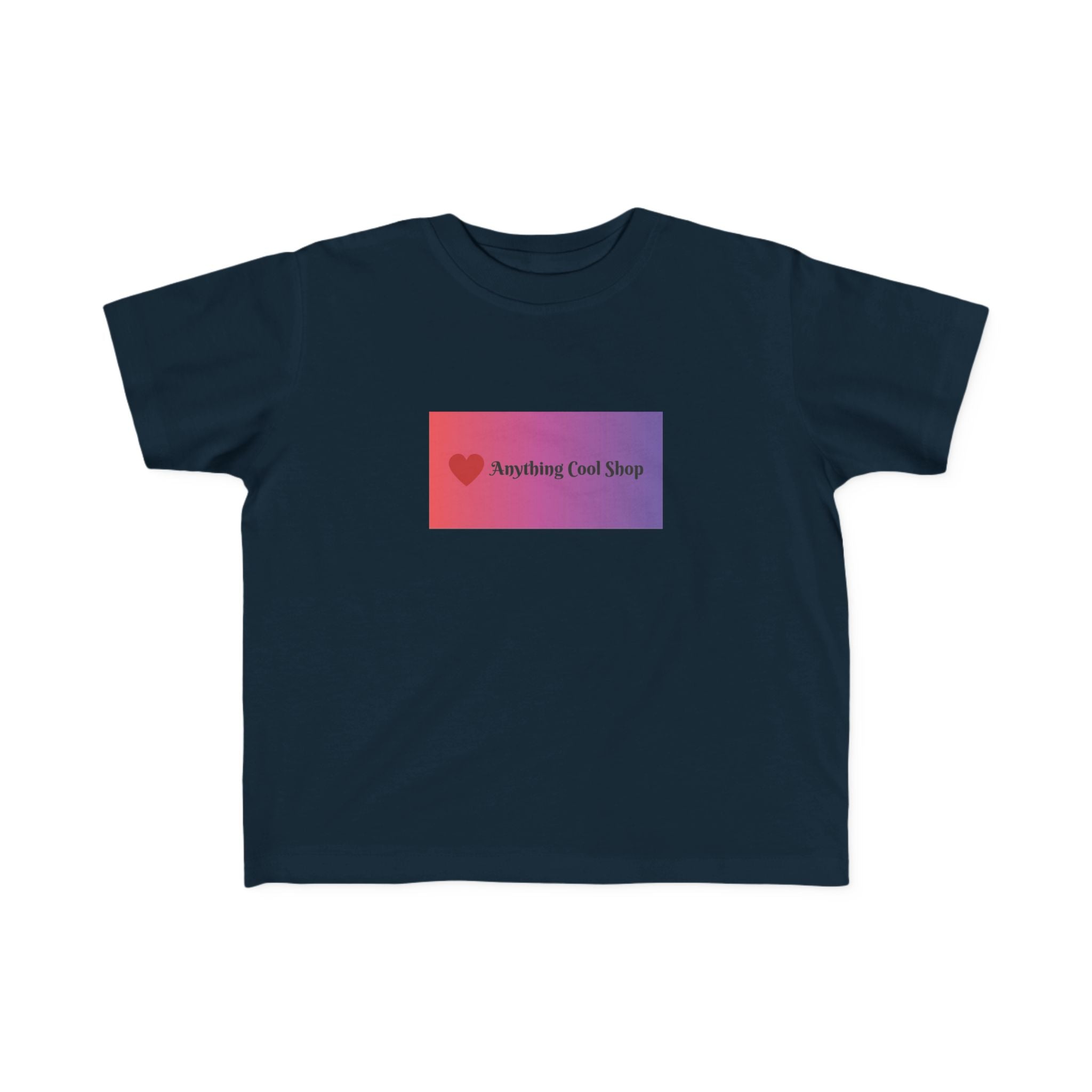 Toddler Tee — "Anything Cool Tho?" Gradient Heart Kids T‑Shirt