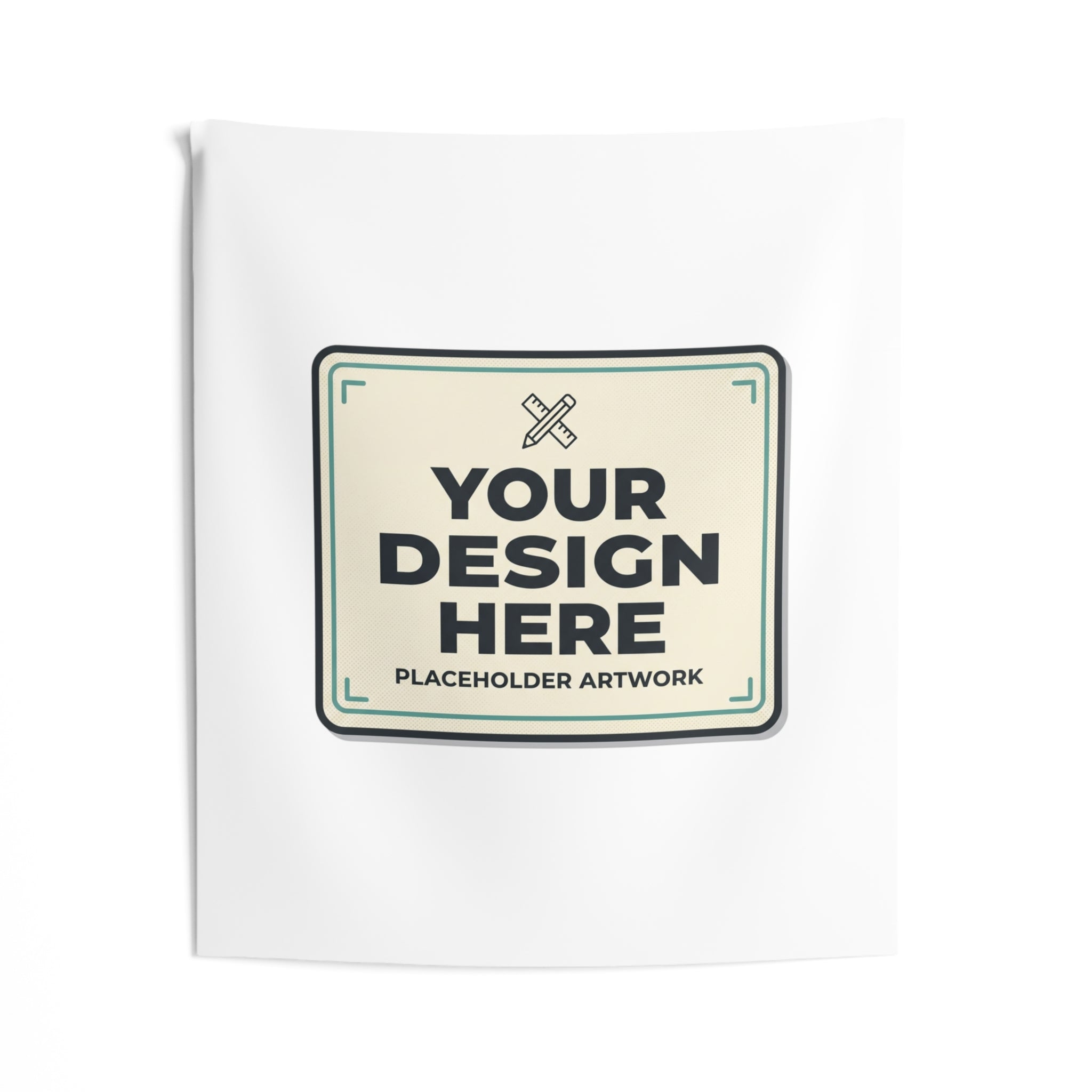 Indoor Wall Tapestry — Custom Design Placeholder Artwork