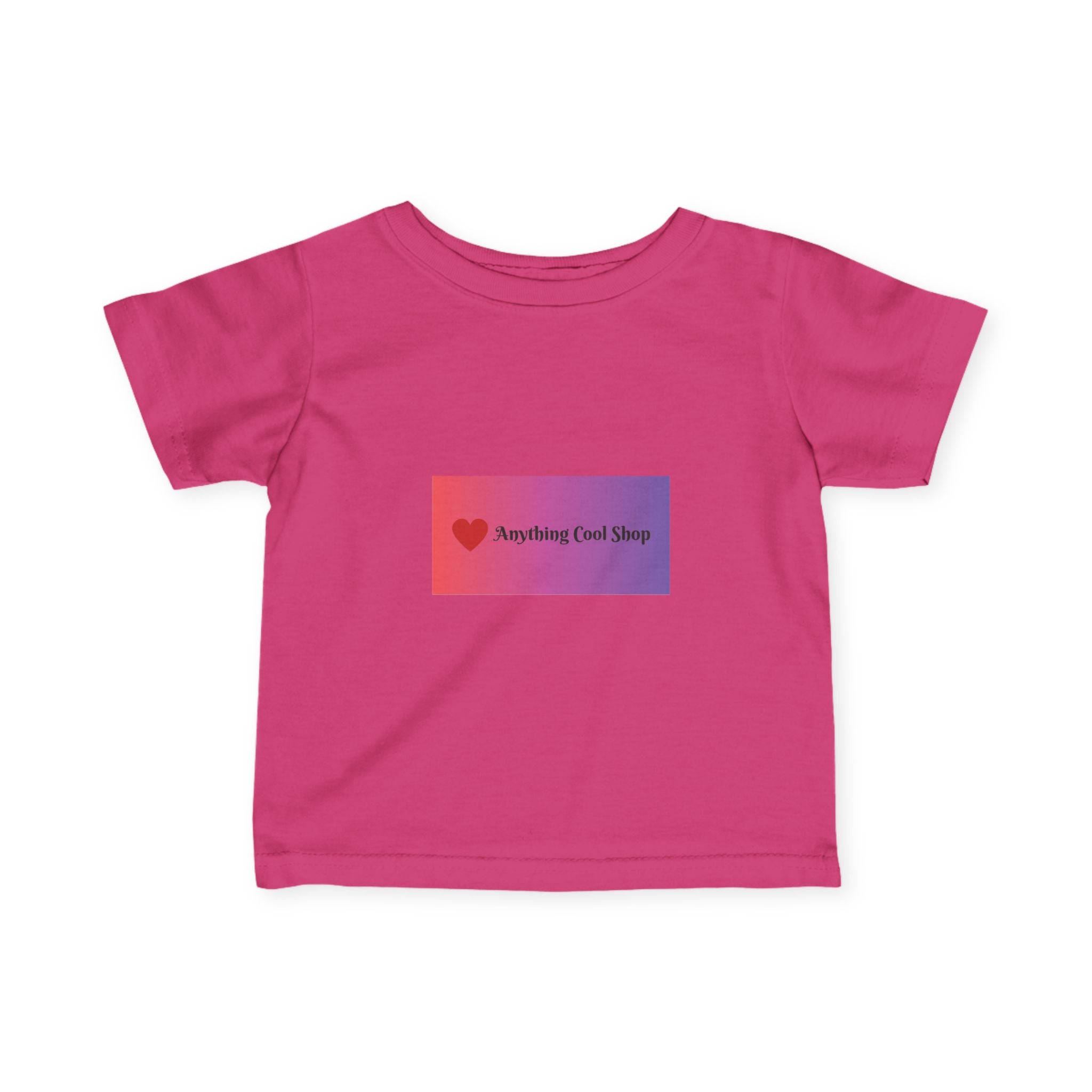 Infant Tee — Gradient Heart 'Averting Cool Shop' Baby Shirt