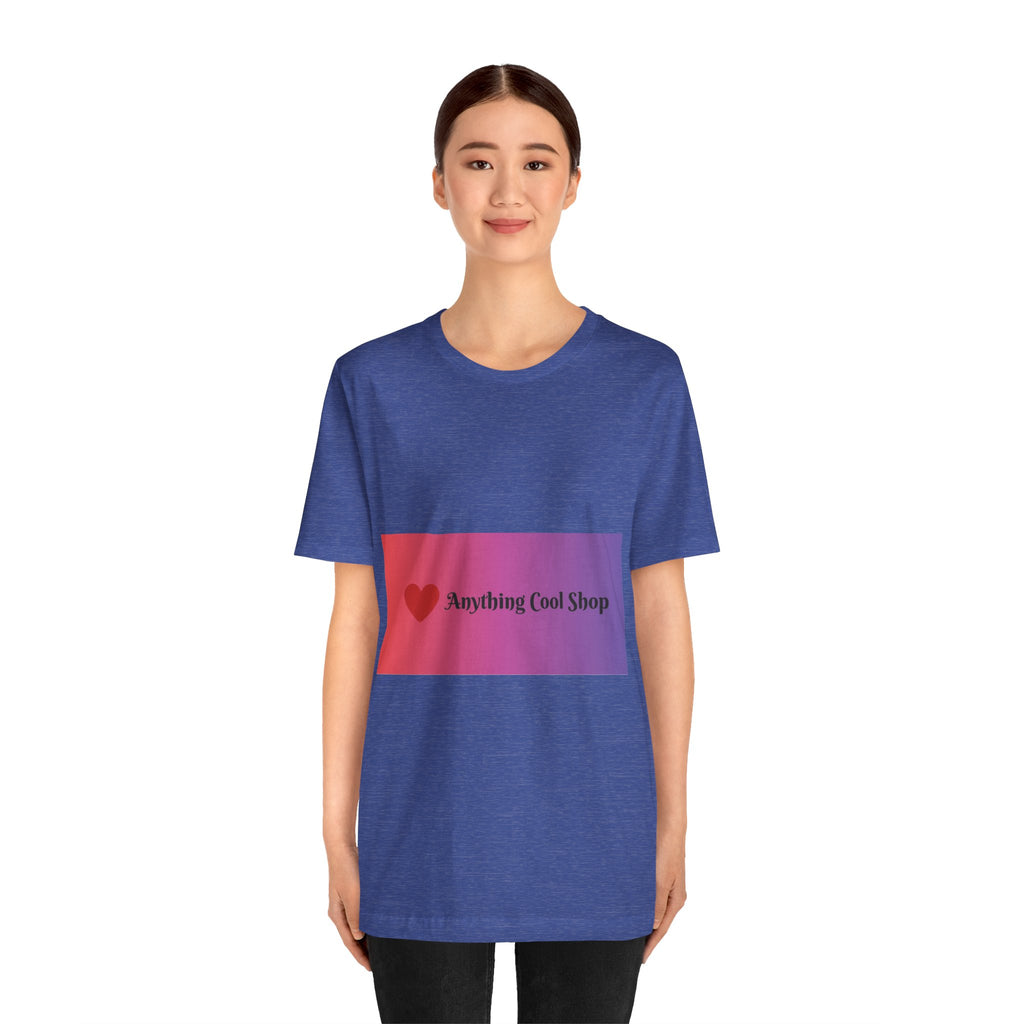 T-Shirt — "Anything Cool Shop" Gradient Logo Tee