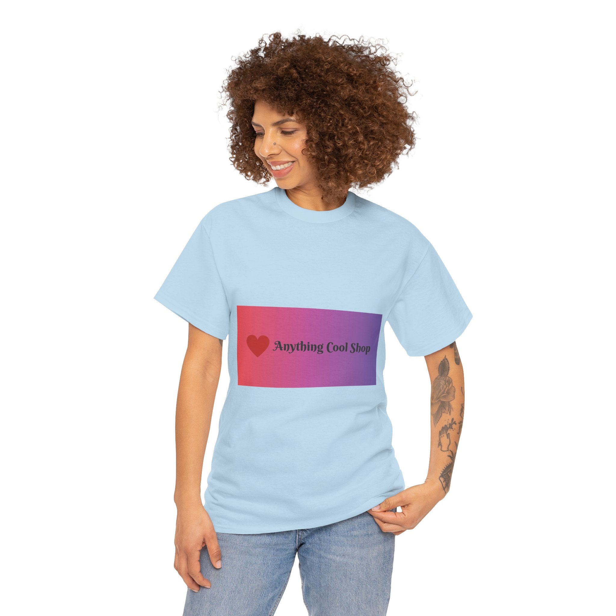 Graphic Tee — 'Anything Cool Shop' Heart Gradient Logo