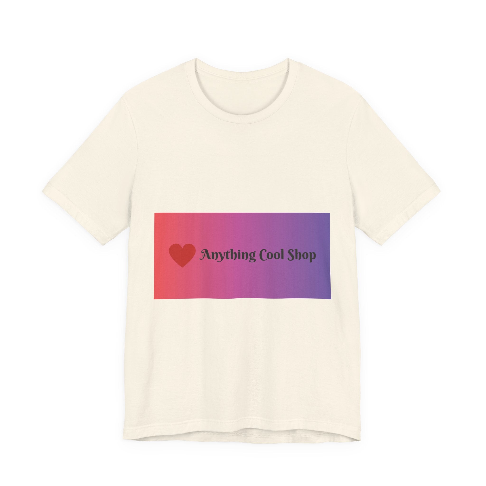 T-Shirt — "Anything Cool Shop" Gradient Logo Tee