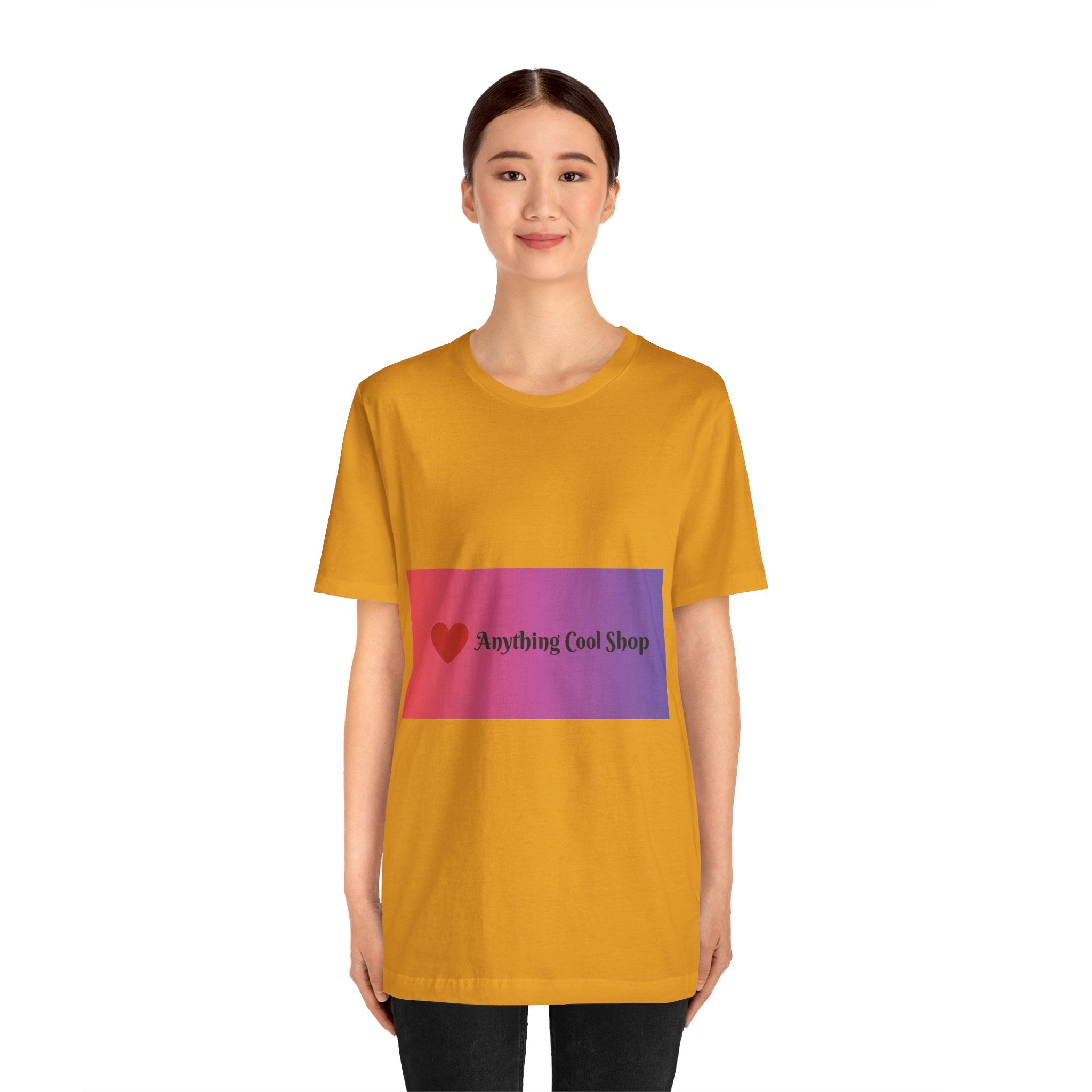T-Shirt — "Anything Cool Shop" Gradient Logo Tee