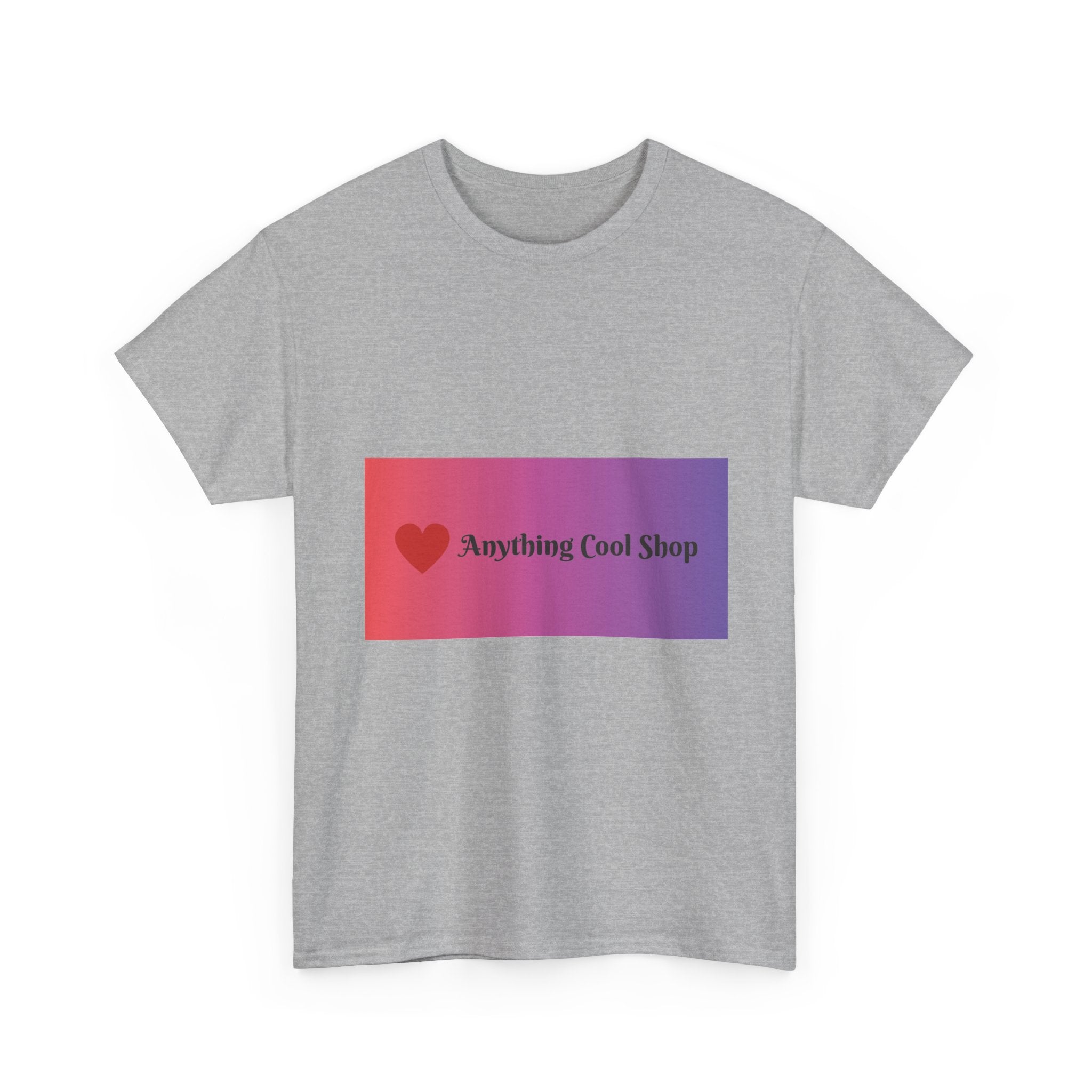 Graphic Tee — 'Anything Cool Shop' Heart Gradient Logo