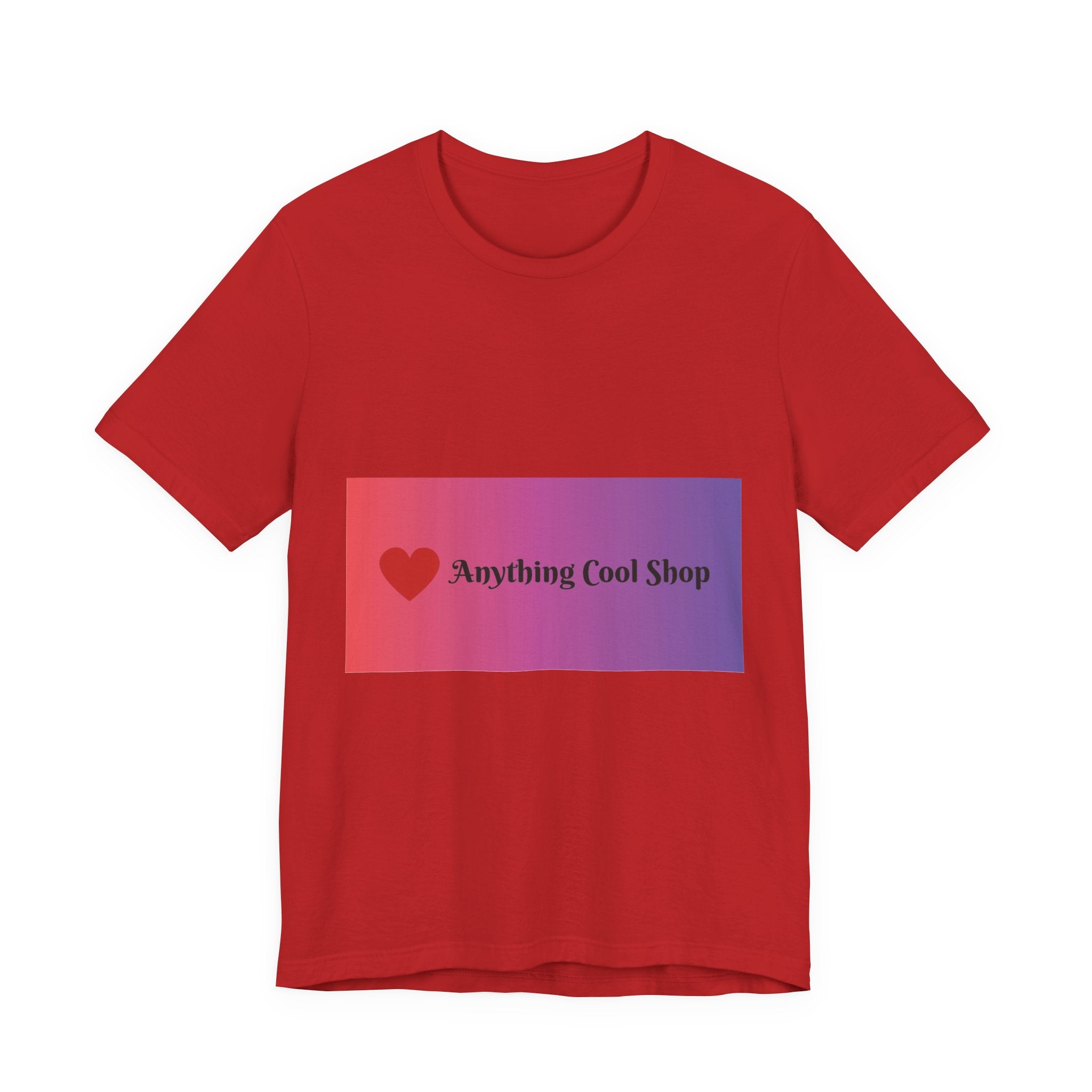 T-Shirt — "Anything Cool Shop" Gradient Logo Tee