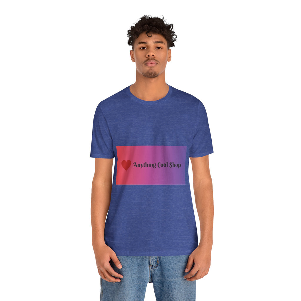 T-Shirt — "Anything Cool Shop" Gradient Logo Tee