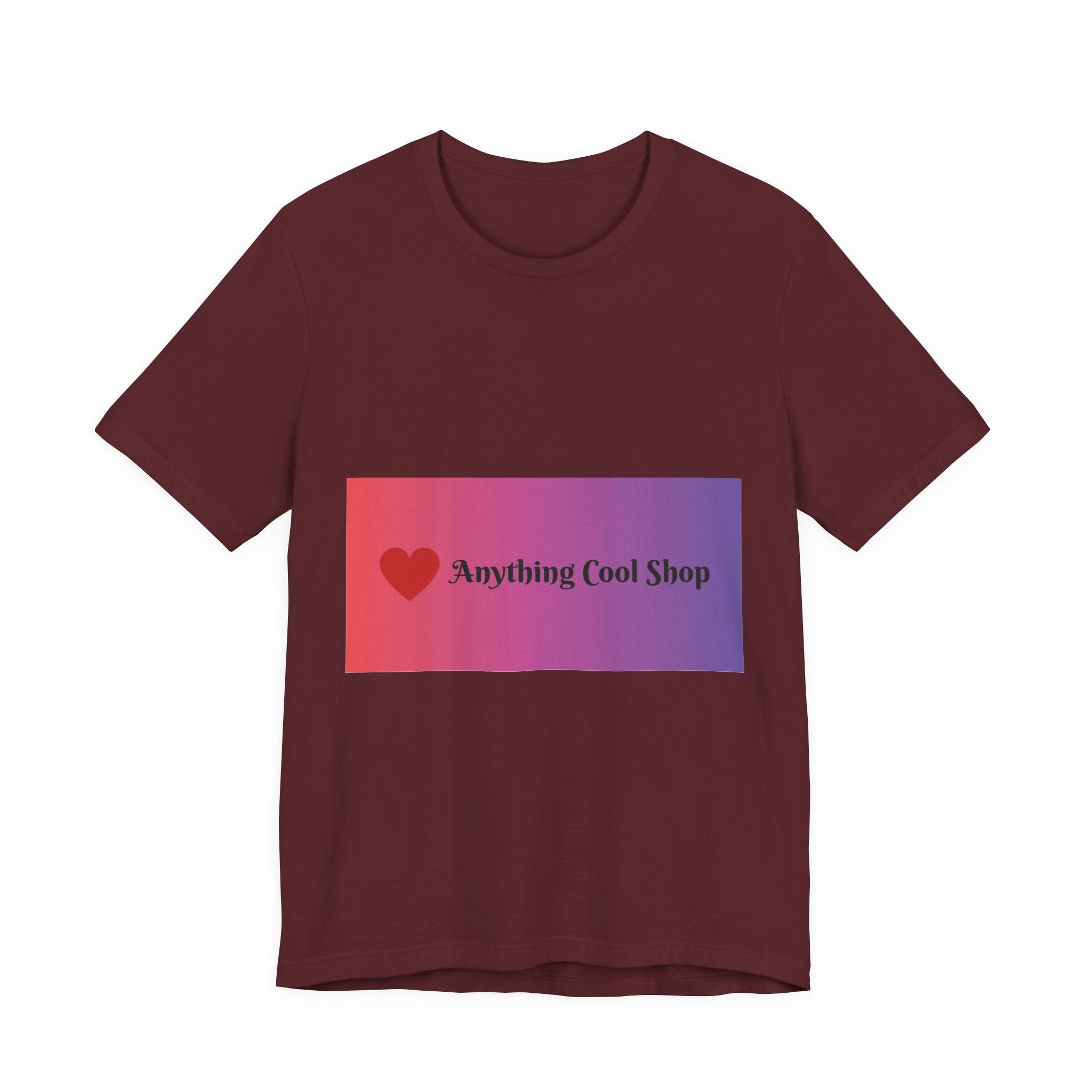 T-Shirt — "Anything Cool Shop" Gradient Logo Tee